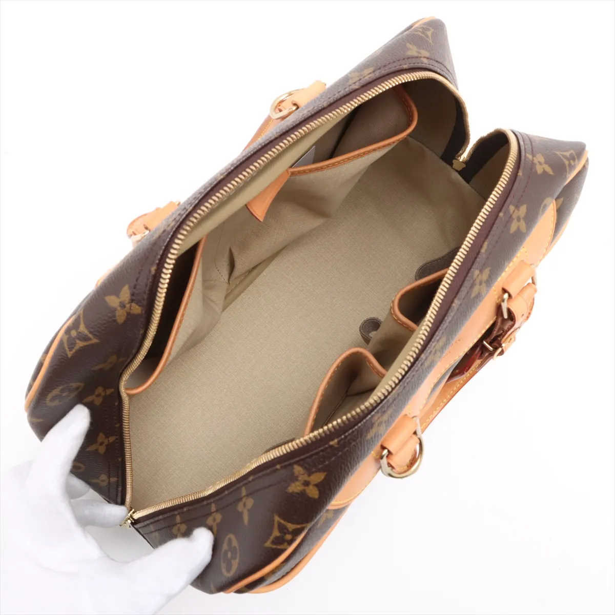 Monogram Deauville M47270 MB0014 Brown with initials — view 7