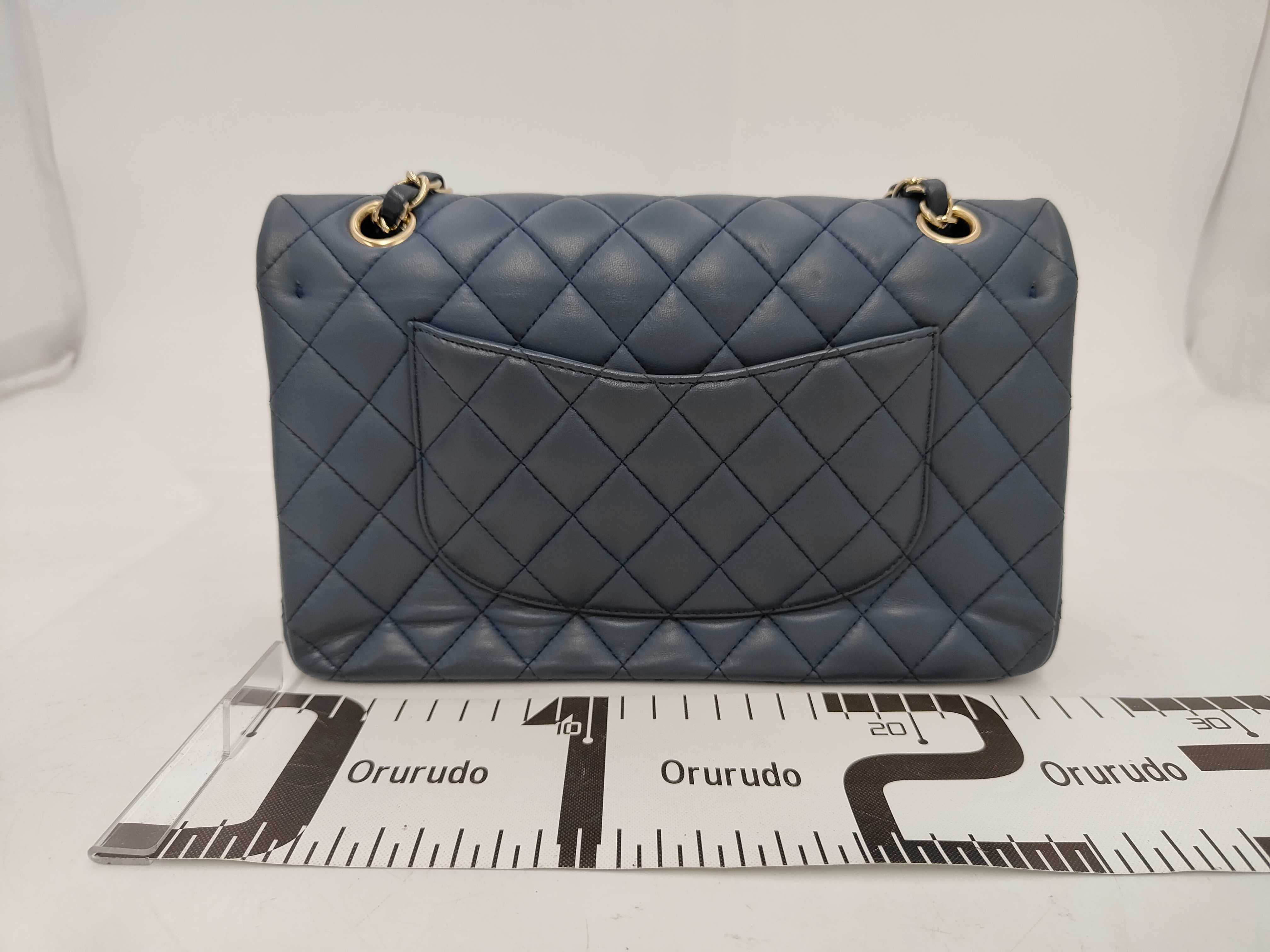 CF Chain Bag Small Navy Shoulder Bag — view 2