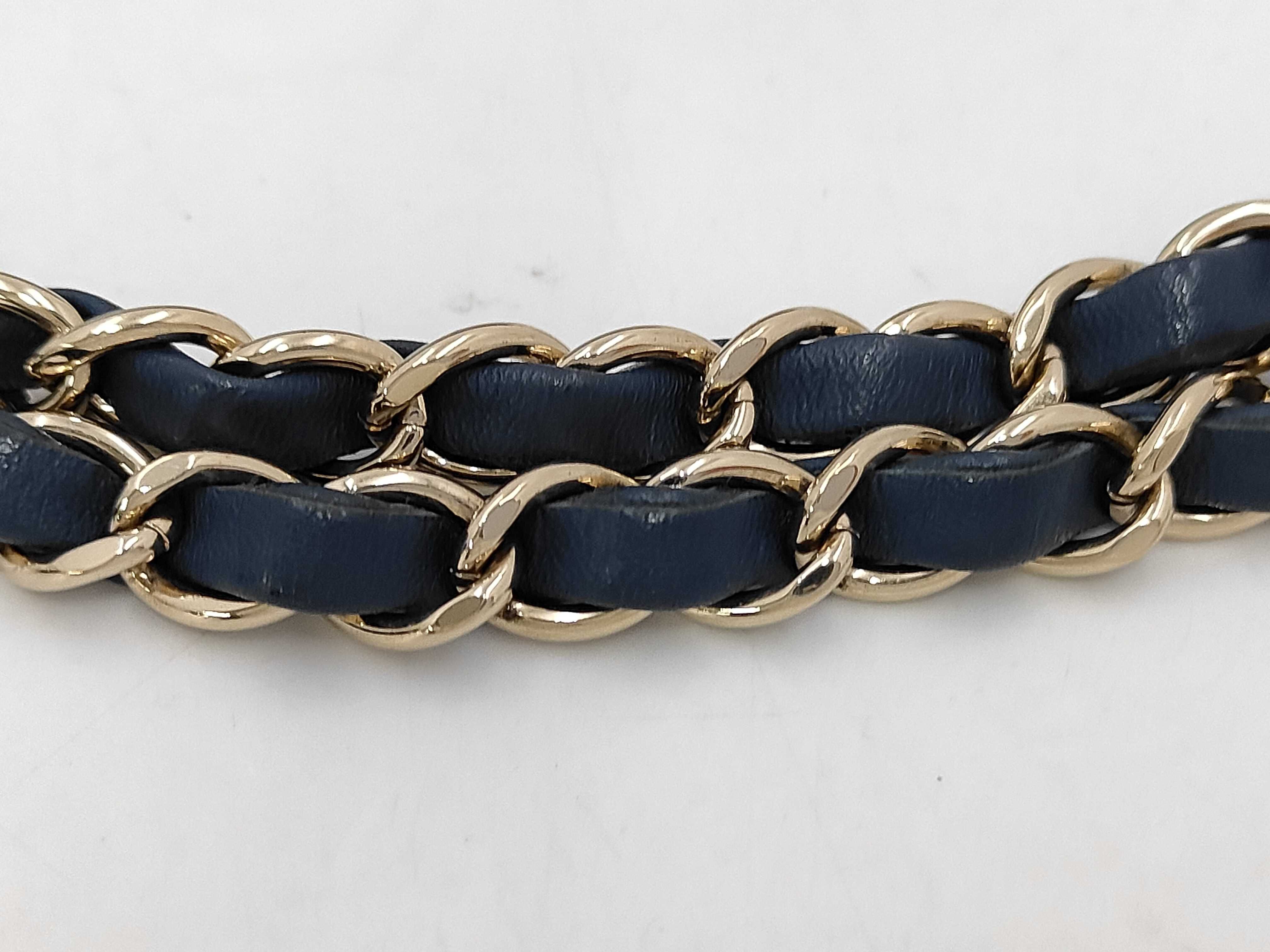 CF Chain Bag Small Navy Shoulder Bag — view 4