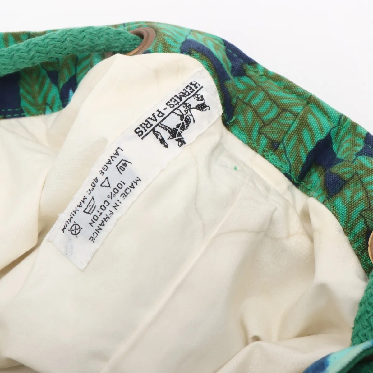Vintage Canvas Green Gold Hardware — view 11