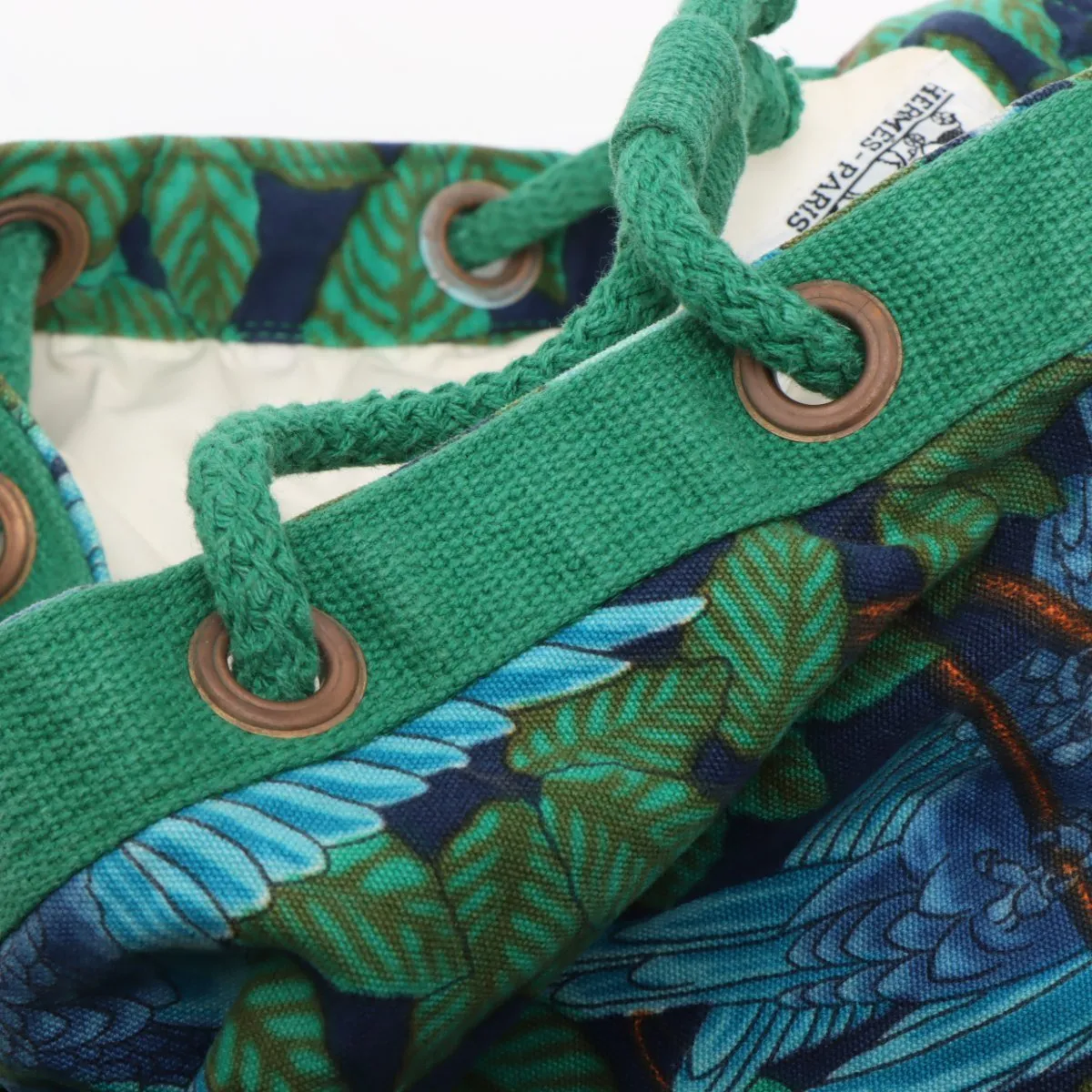Vintage Canvas Green Gold Hardware — view 12