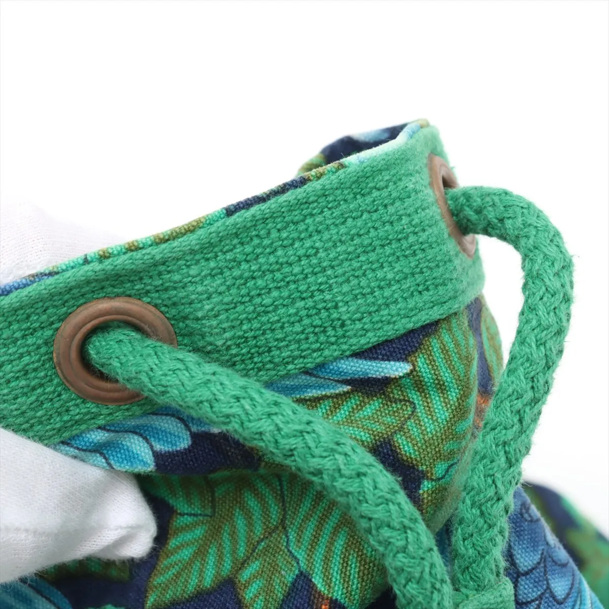 Vintage Canvas Green Gold Hardware — view 8