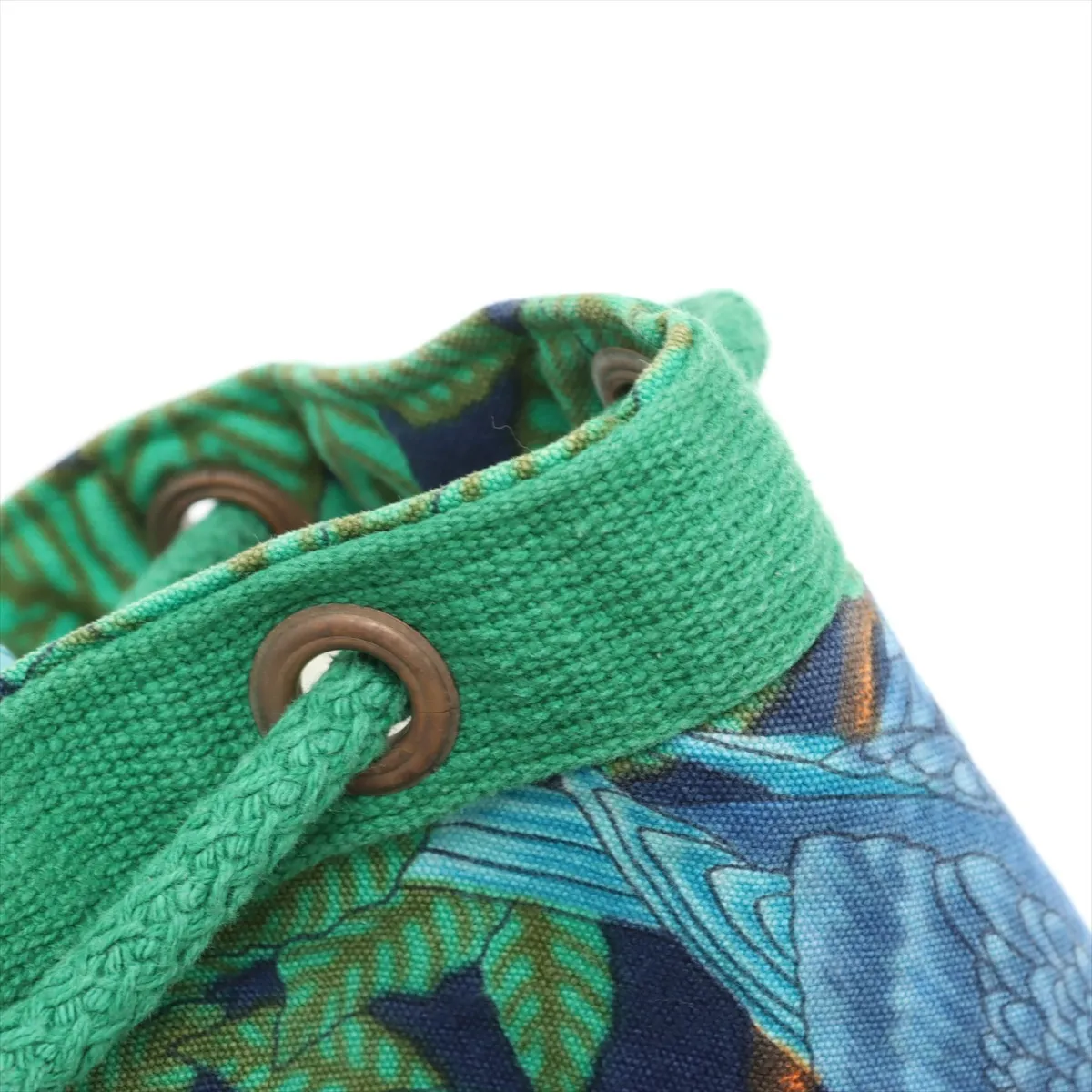 Vintage Canvas Green Gold Hardware — view 9