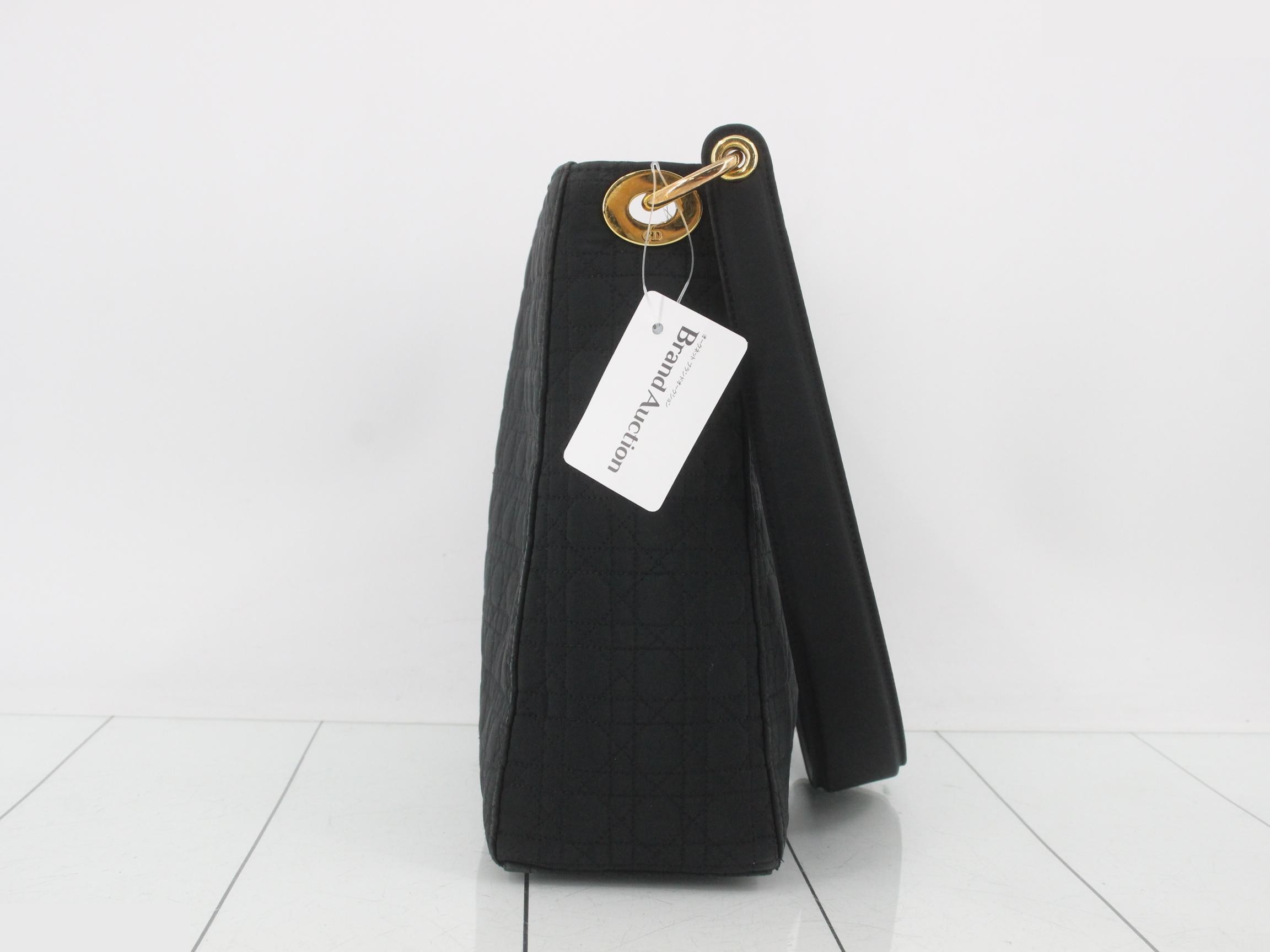 Lady Dior Cannage Nylon One-Shoulder Bag — view 3