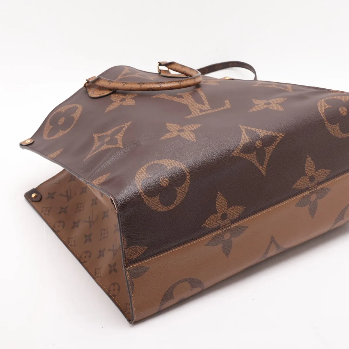 Monogram Giant OnTheGo GM M44576 NZ1199 Brown (RFID detected) — view 4