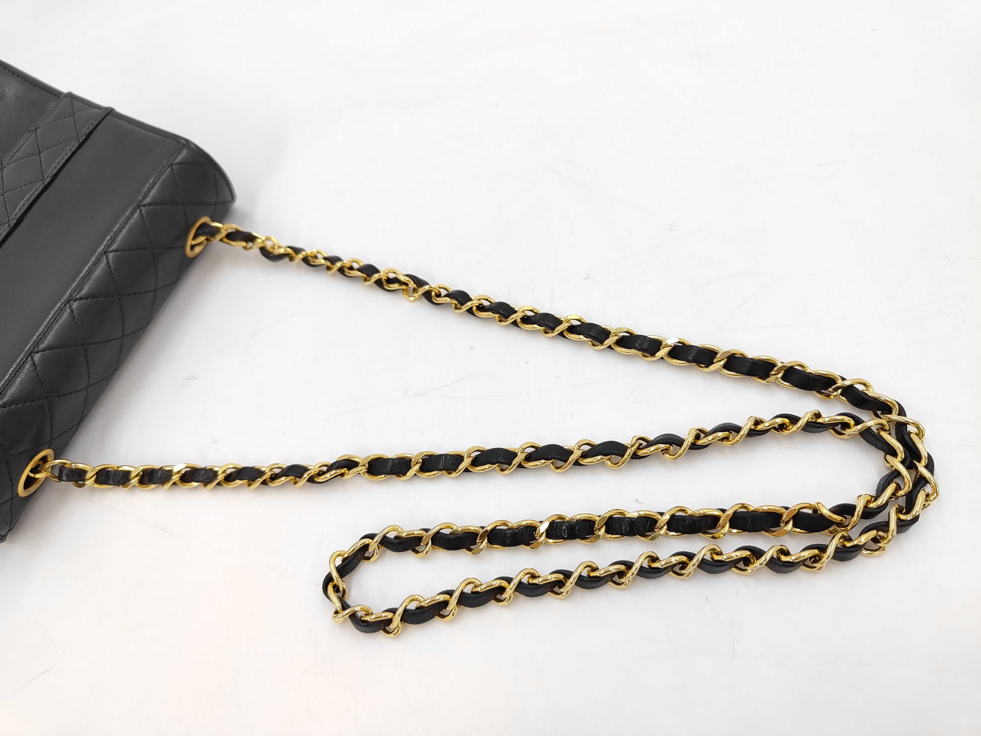 Matelassé Lambskin Chain Shoulder Bag — view 3