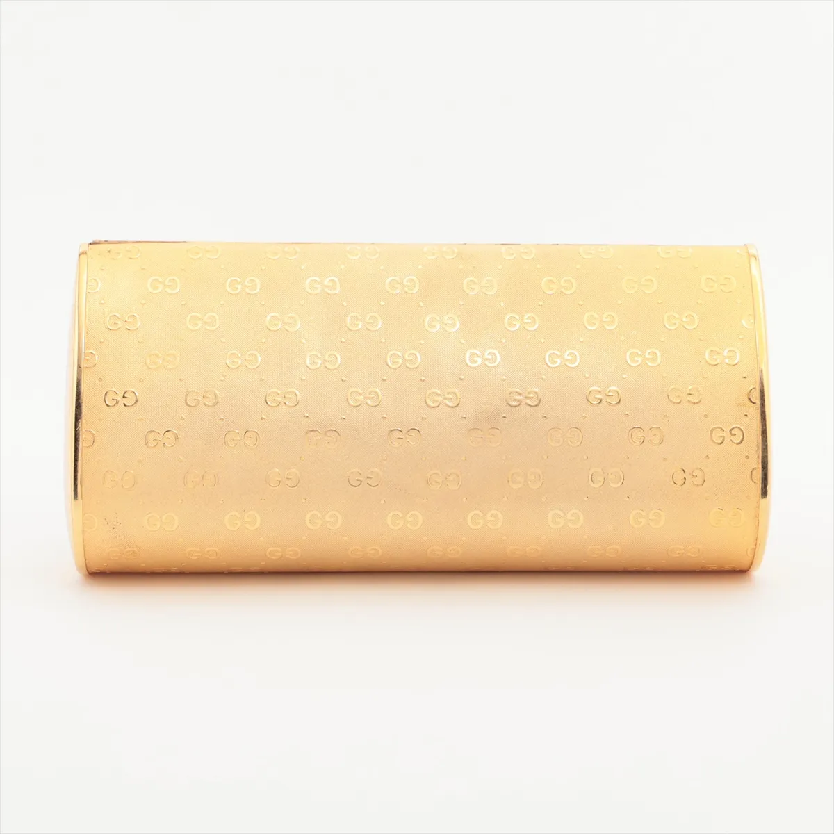 GG Metal Pouch Gold Clutch — view 2