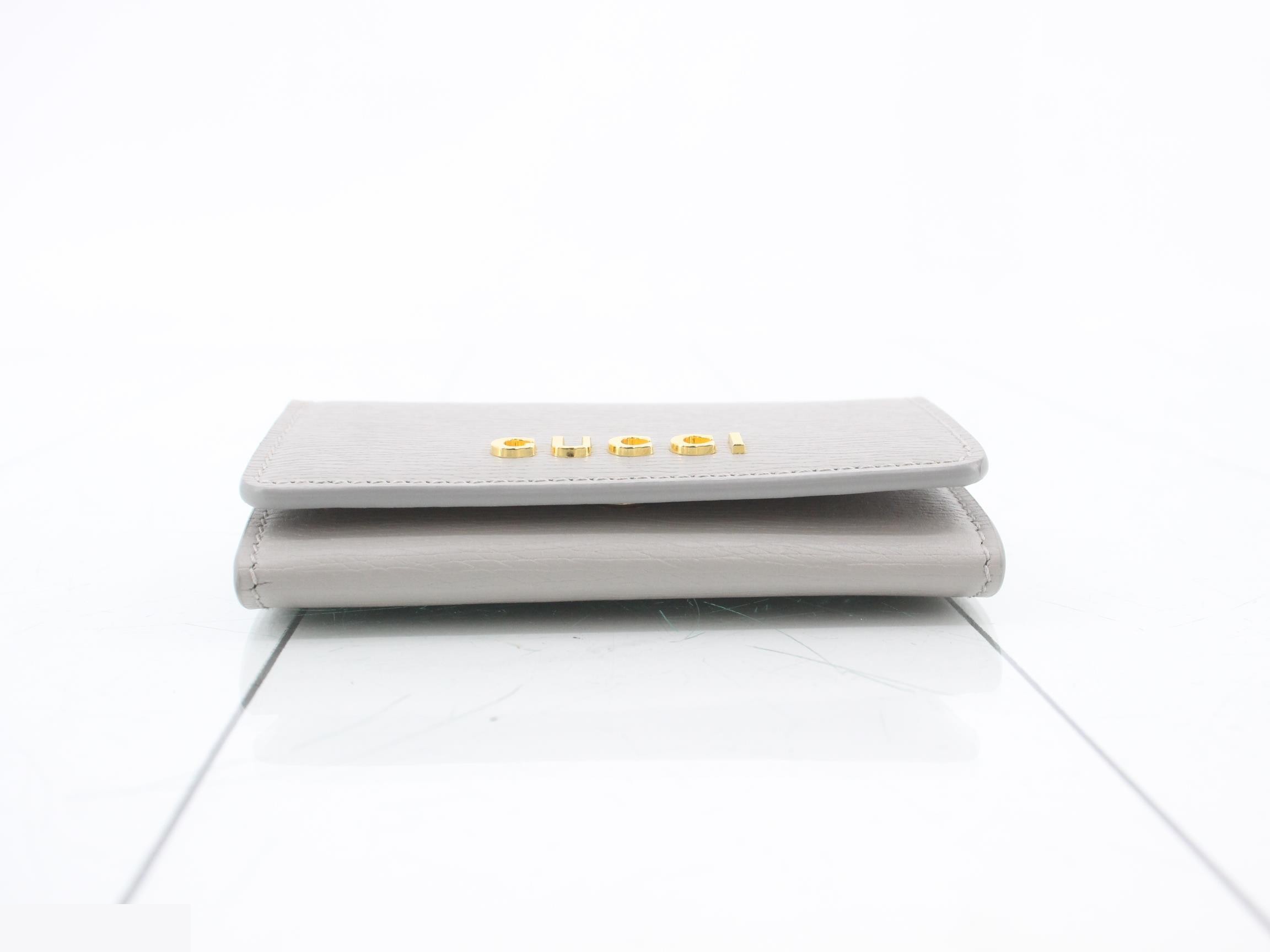 Unused card case with logo — view 3
