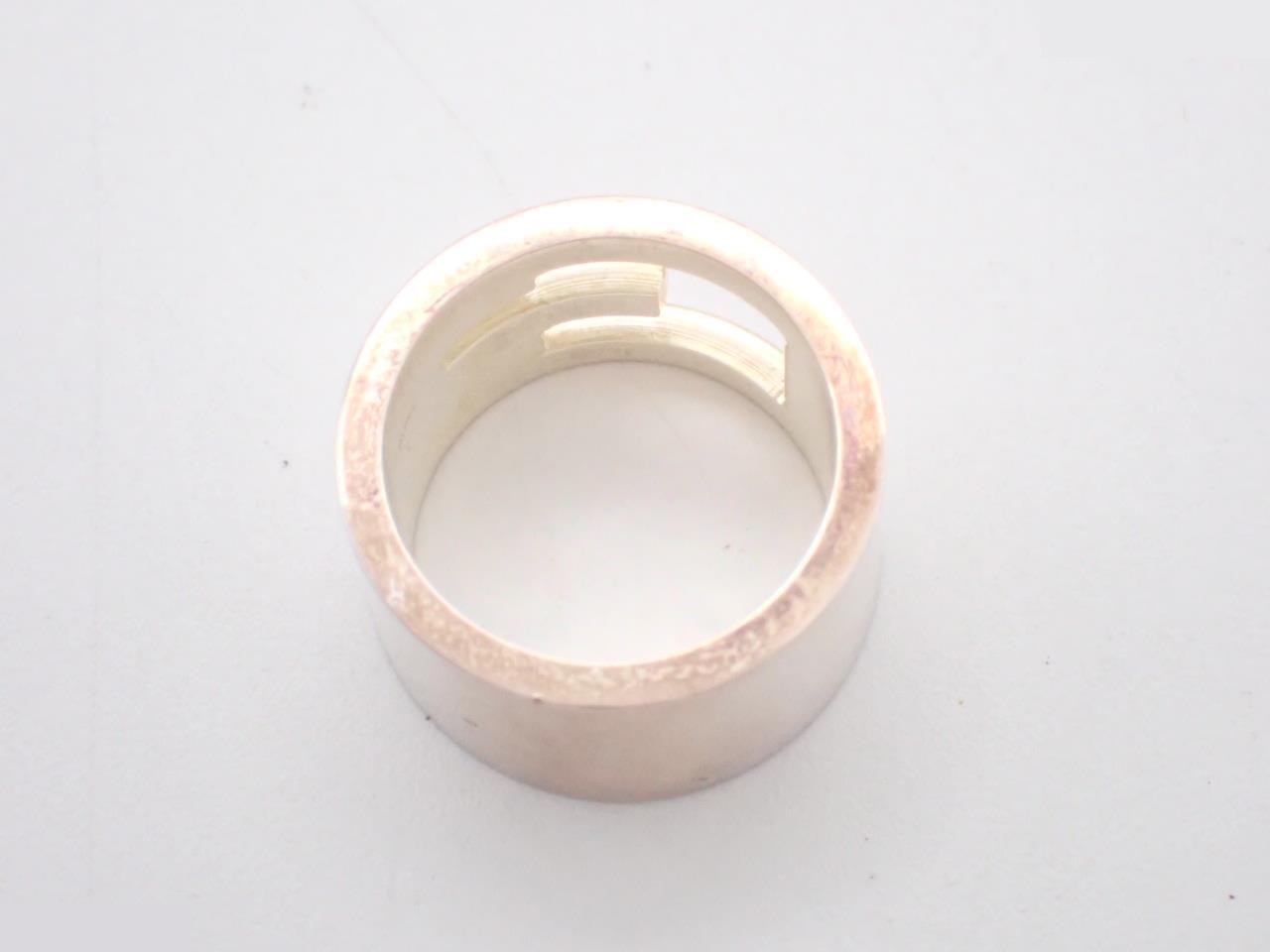 Ring Brown Dead G Stamp 11 Actual size #10 925/11.2g — view 3