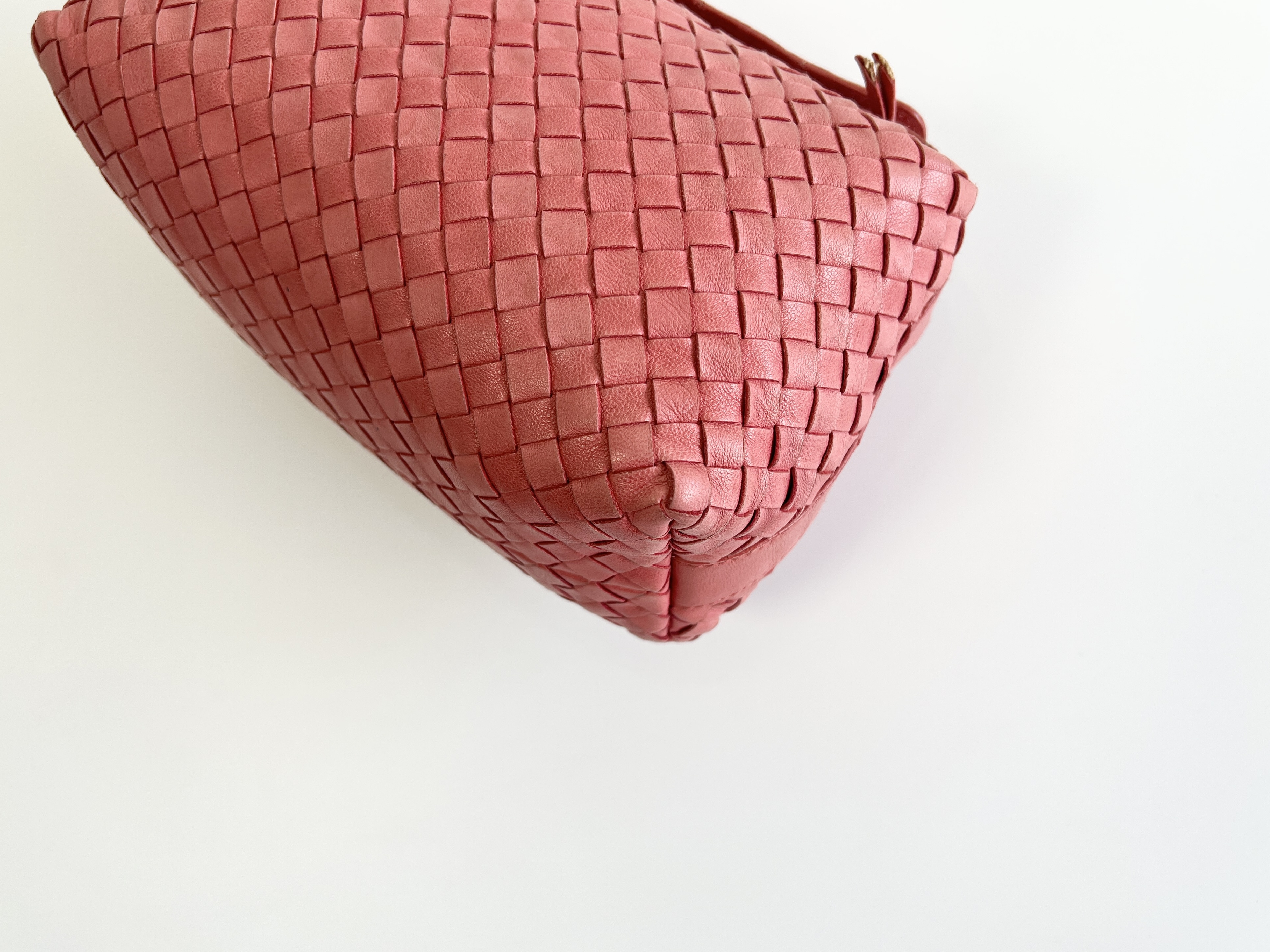 Intrecciato Leather Handbag — view 12