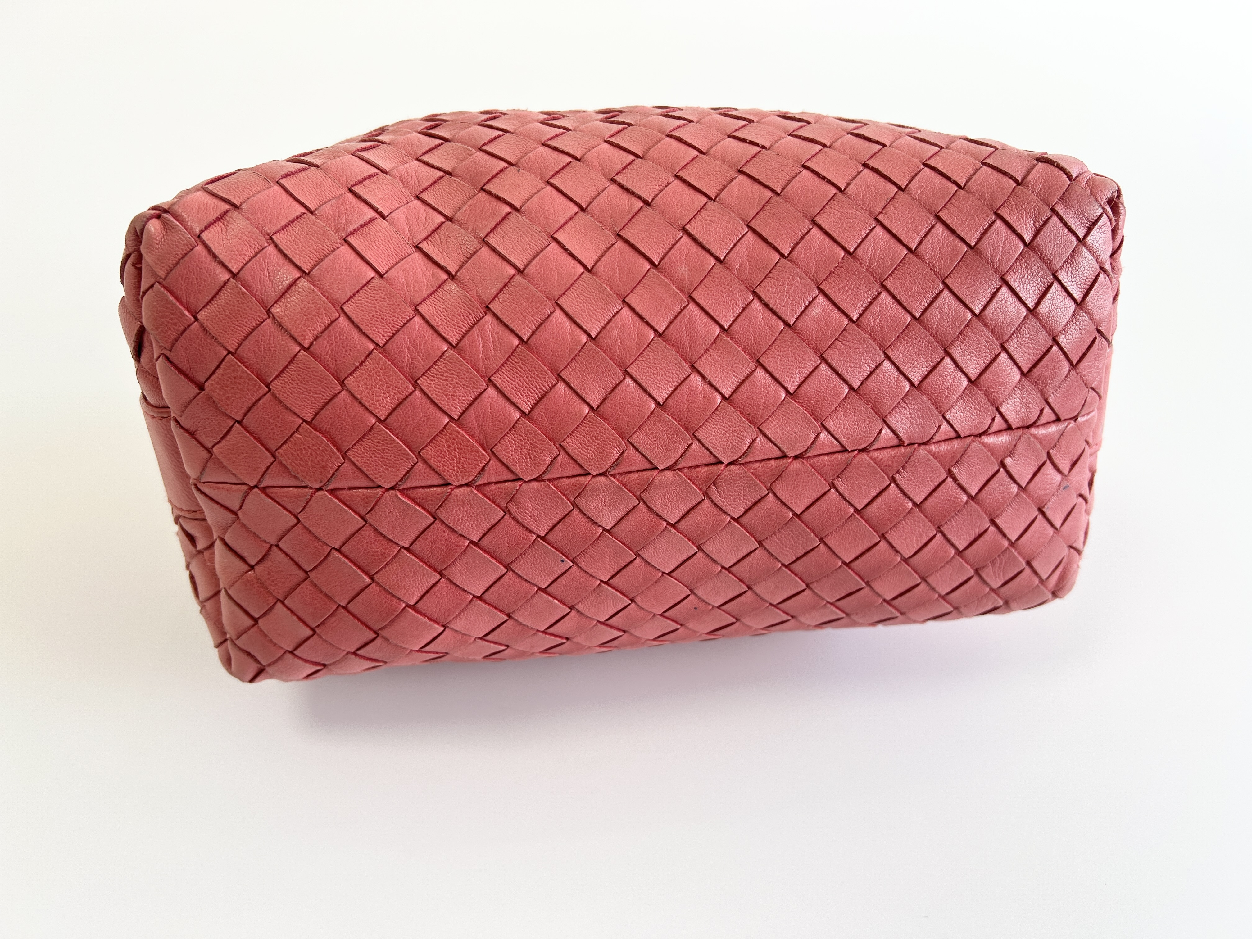 Intrecciato Leather Handbag — view 13