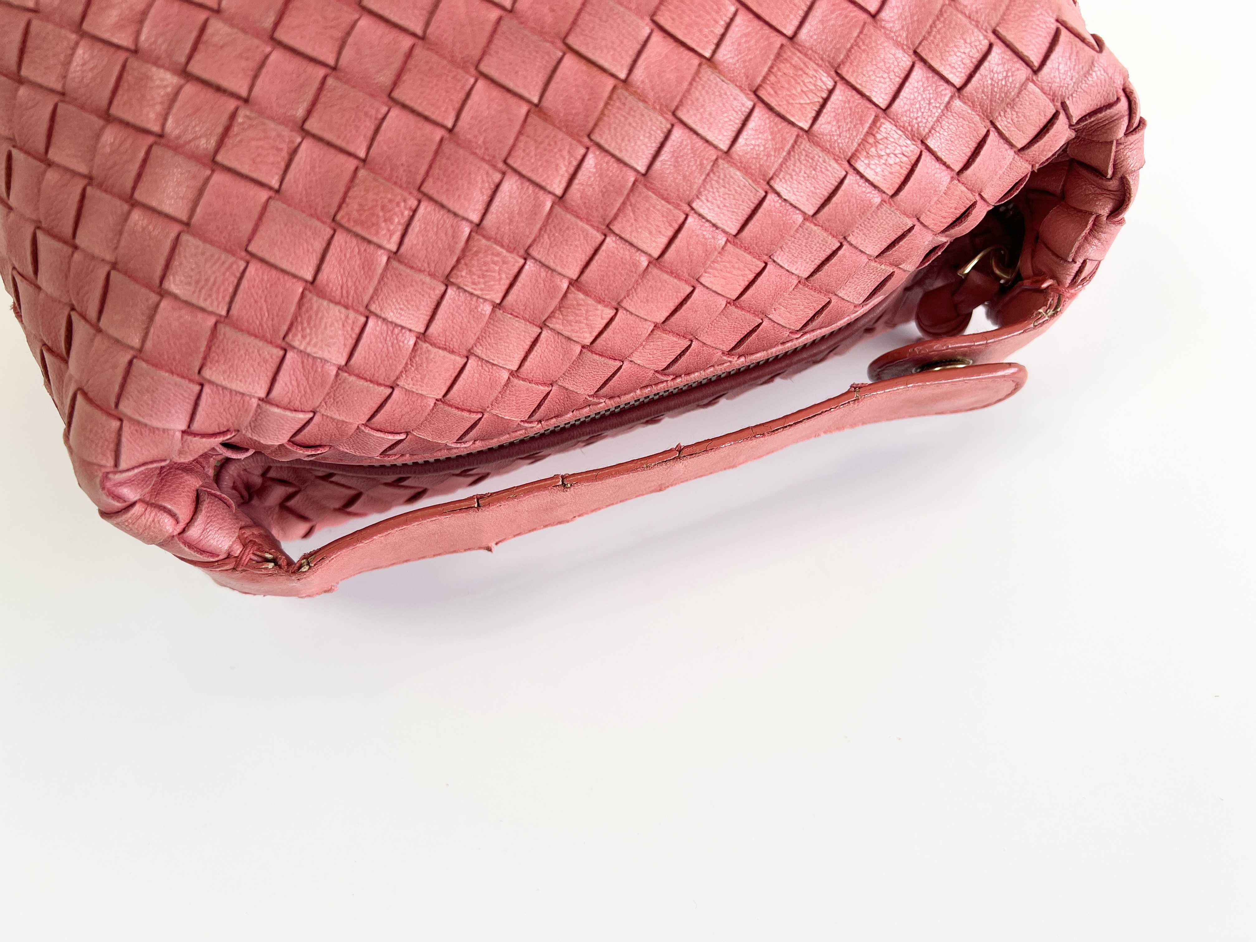 Intrecciato Leather Handbag — view 3