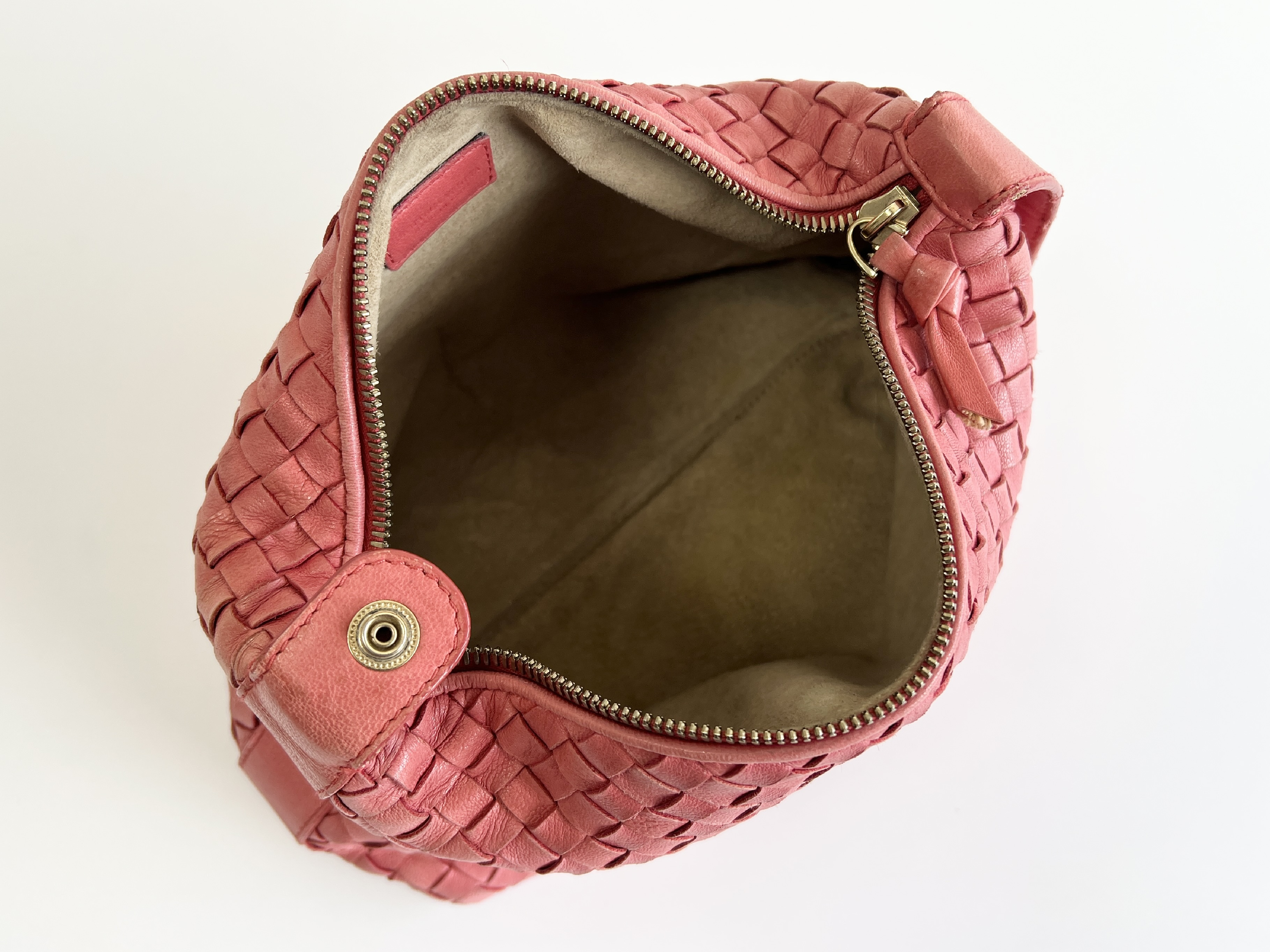 Intrecciato Leather Handbag — view 4