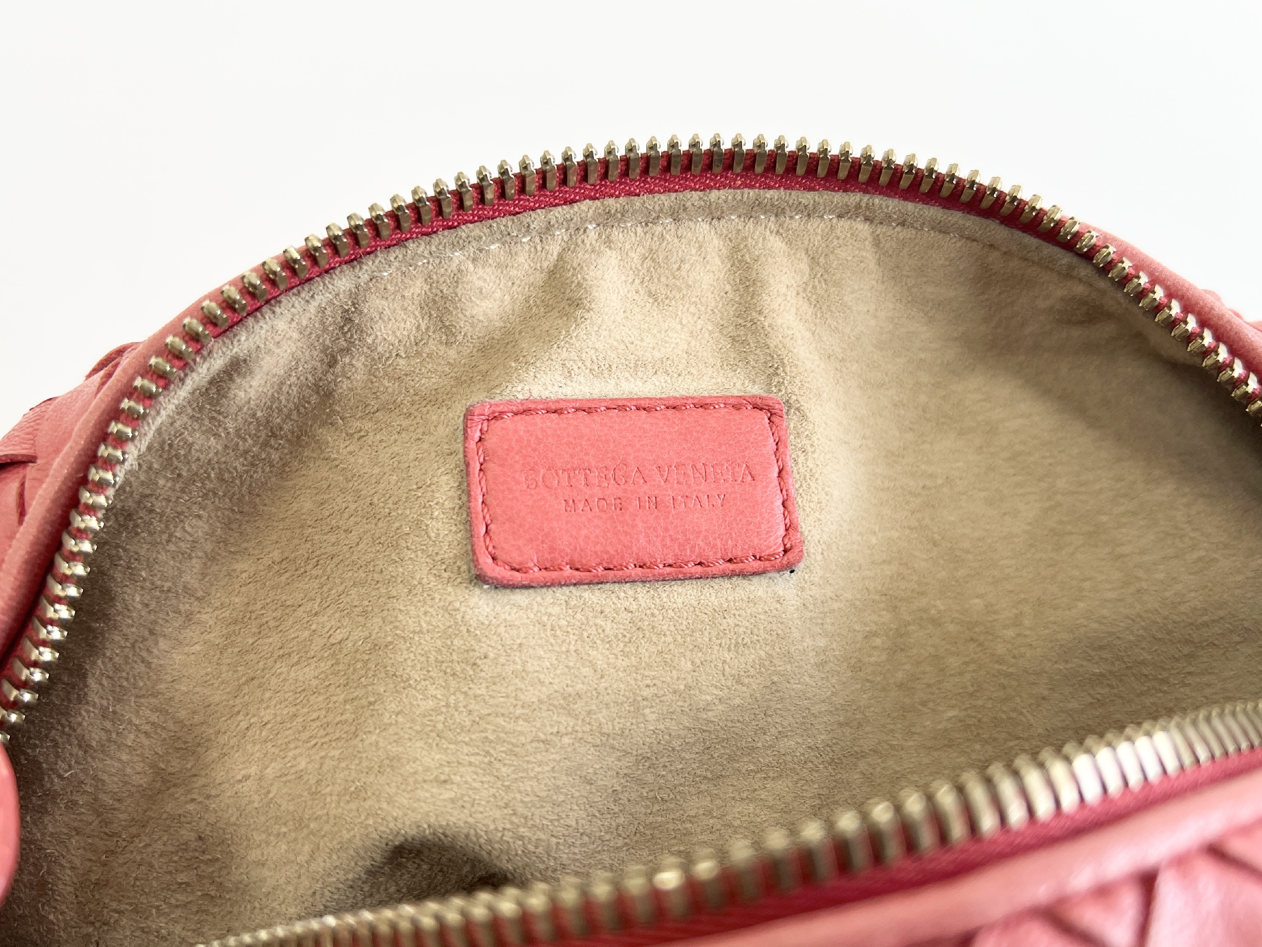Intrecciato Leather Handbag — view 6