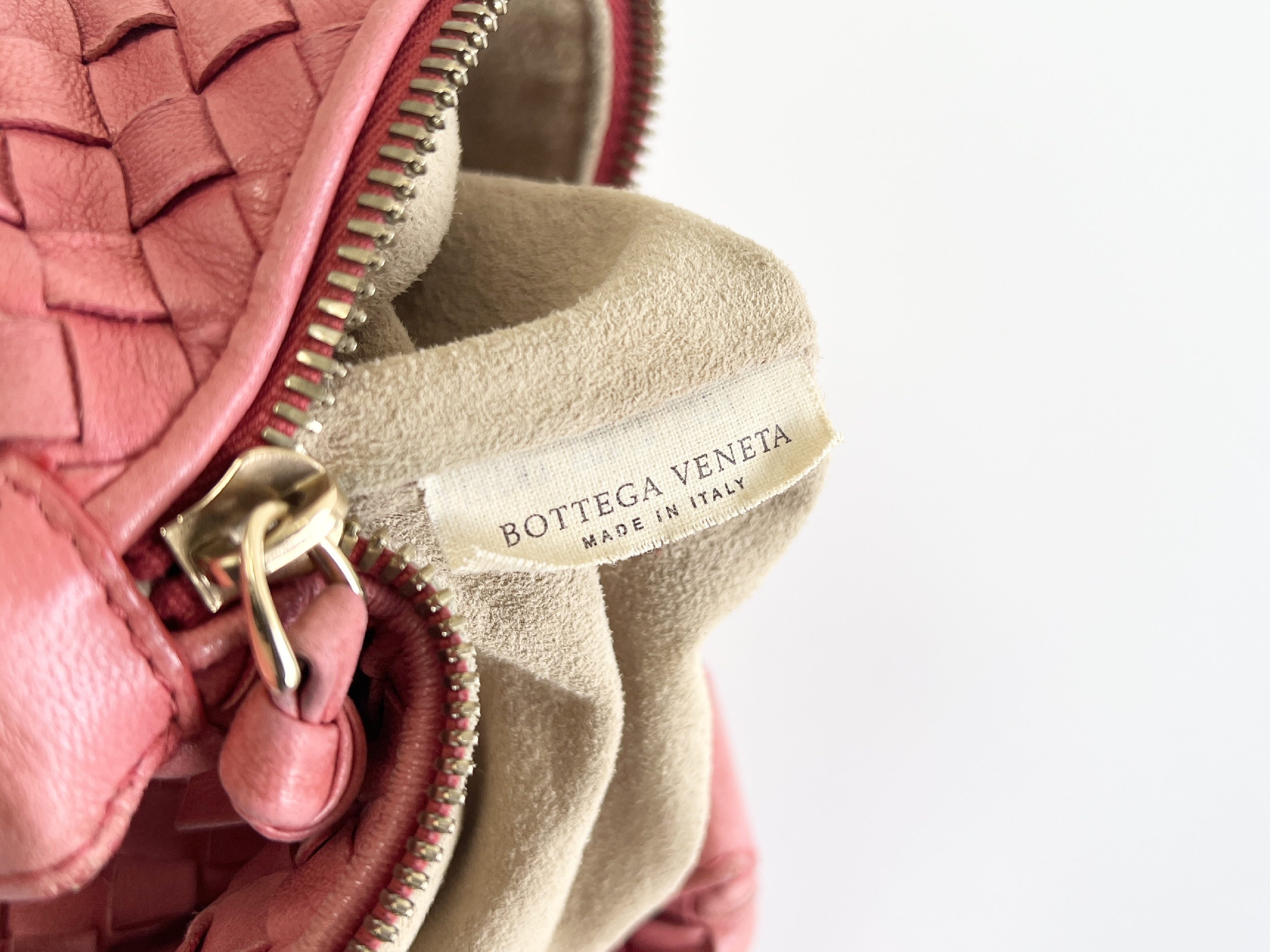 Intrecciato Leather Handbag — view 7