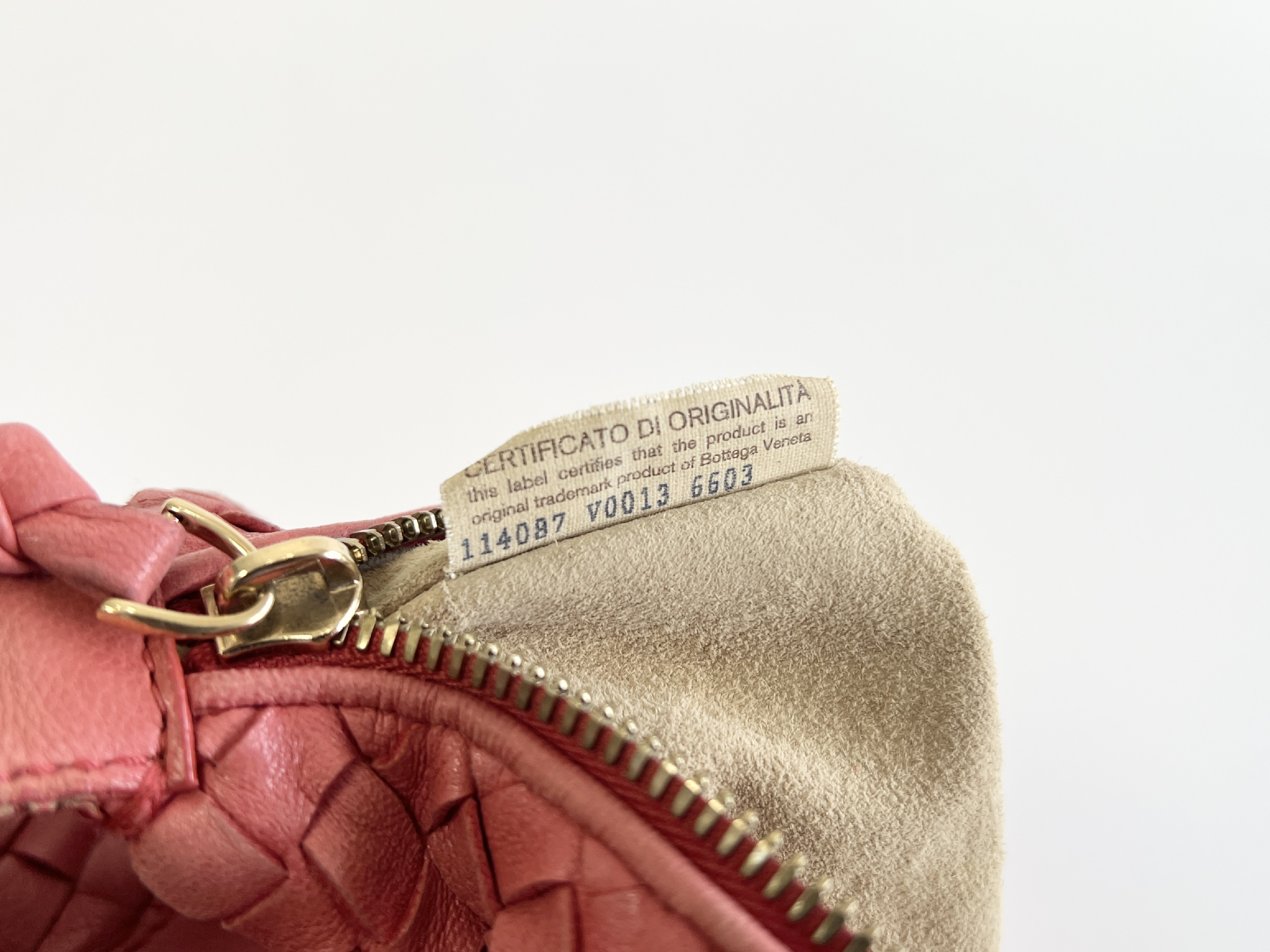 Intrecciato Leather Handbag — view 8
