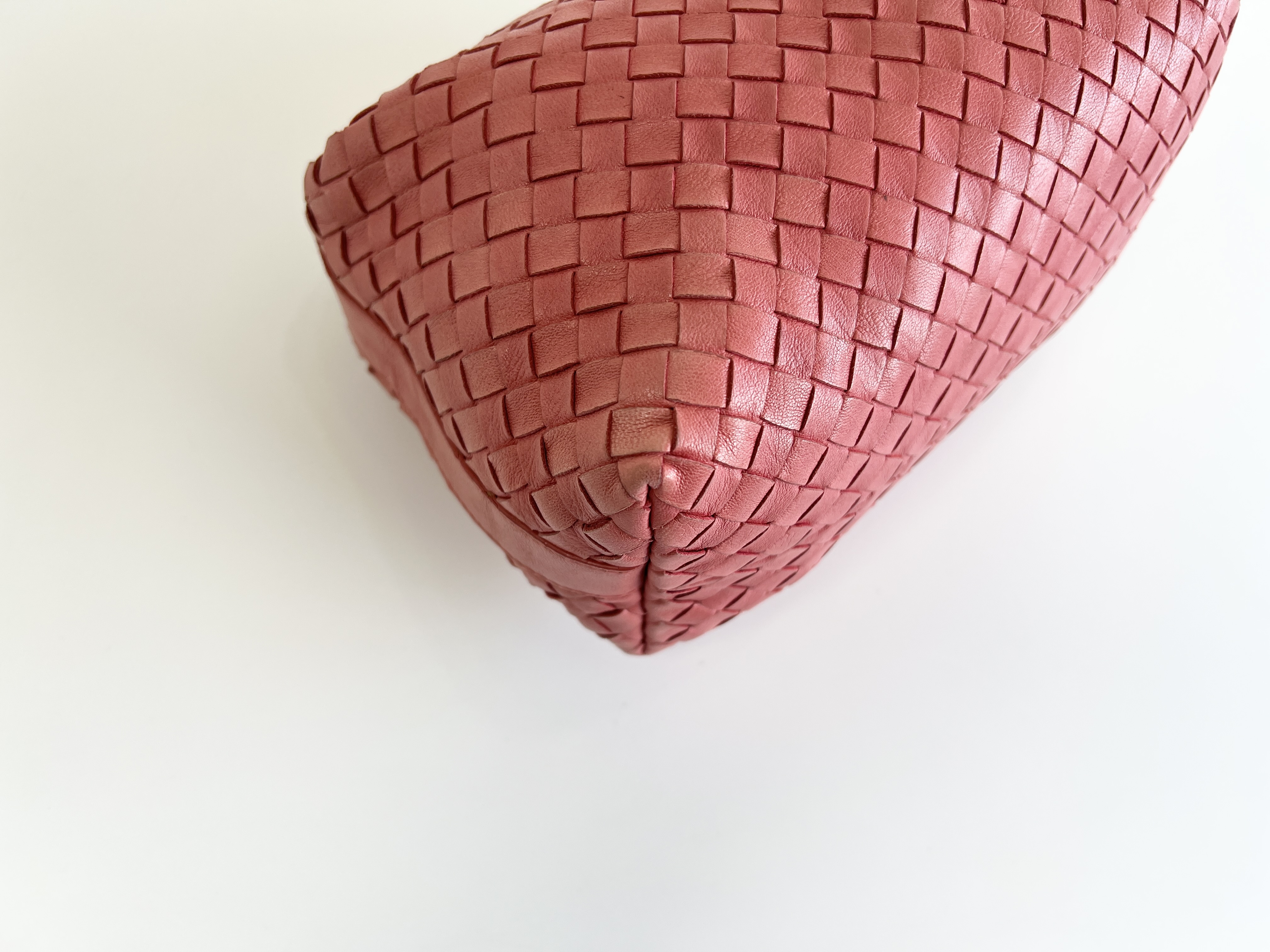 Intrecciato Leather Handbag — view 9
