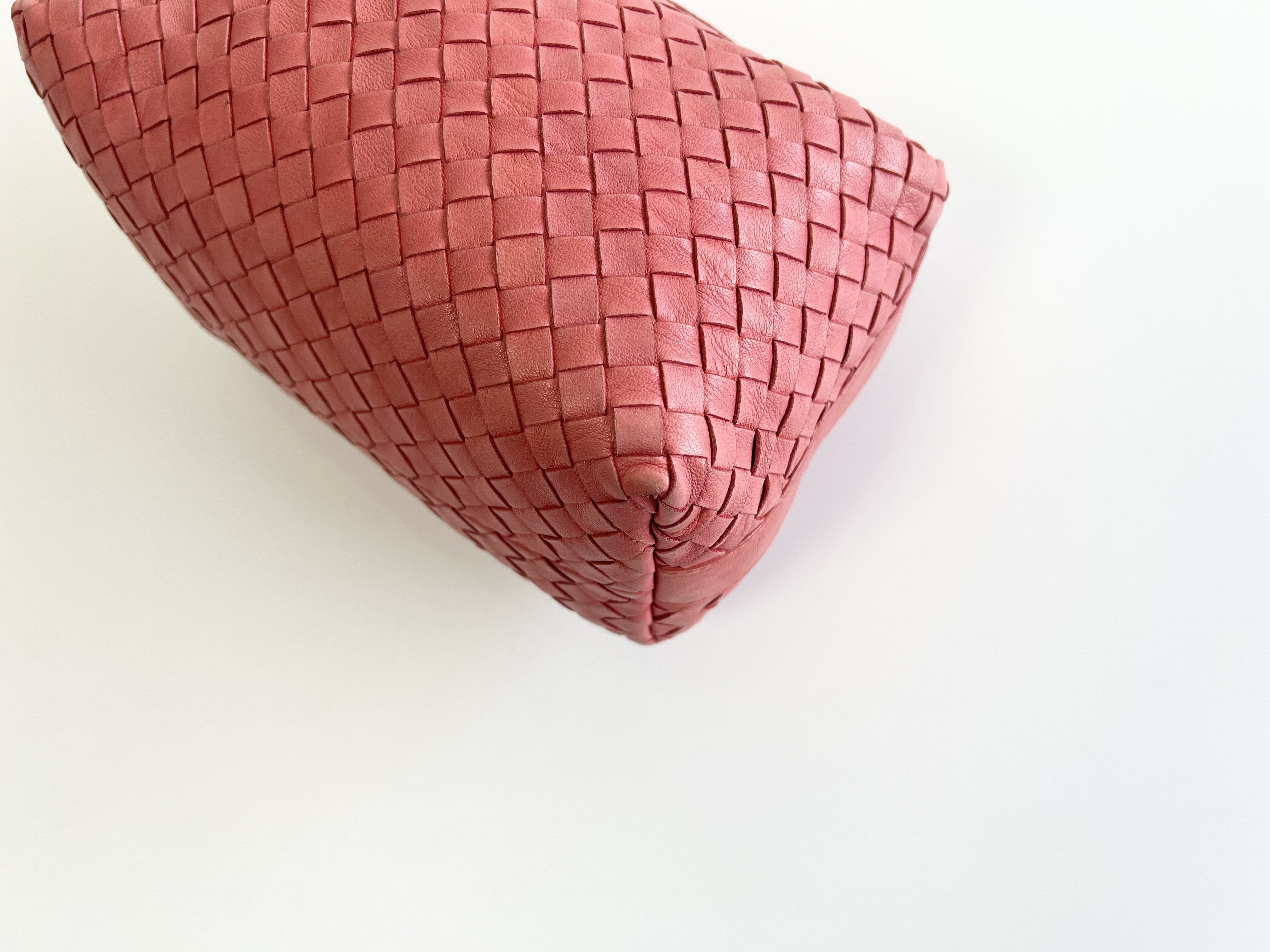 Intrecciato Leather Handbag — view 10