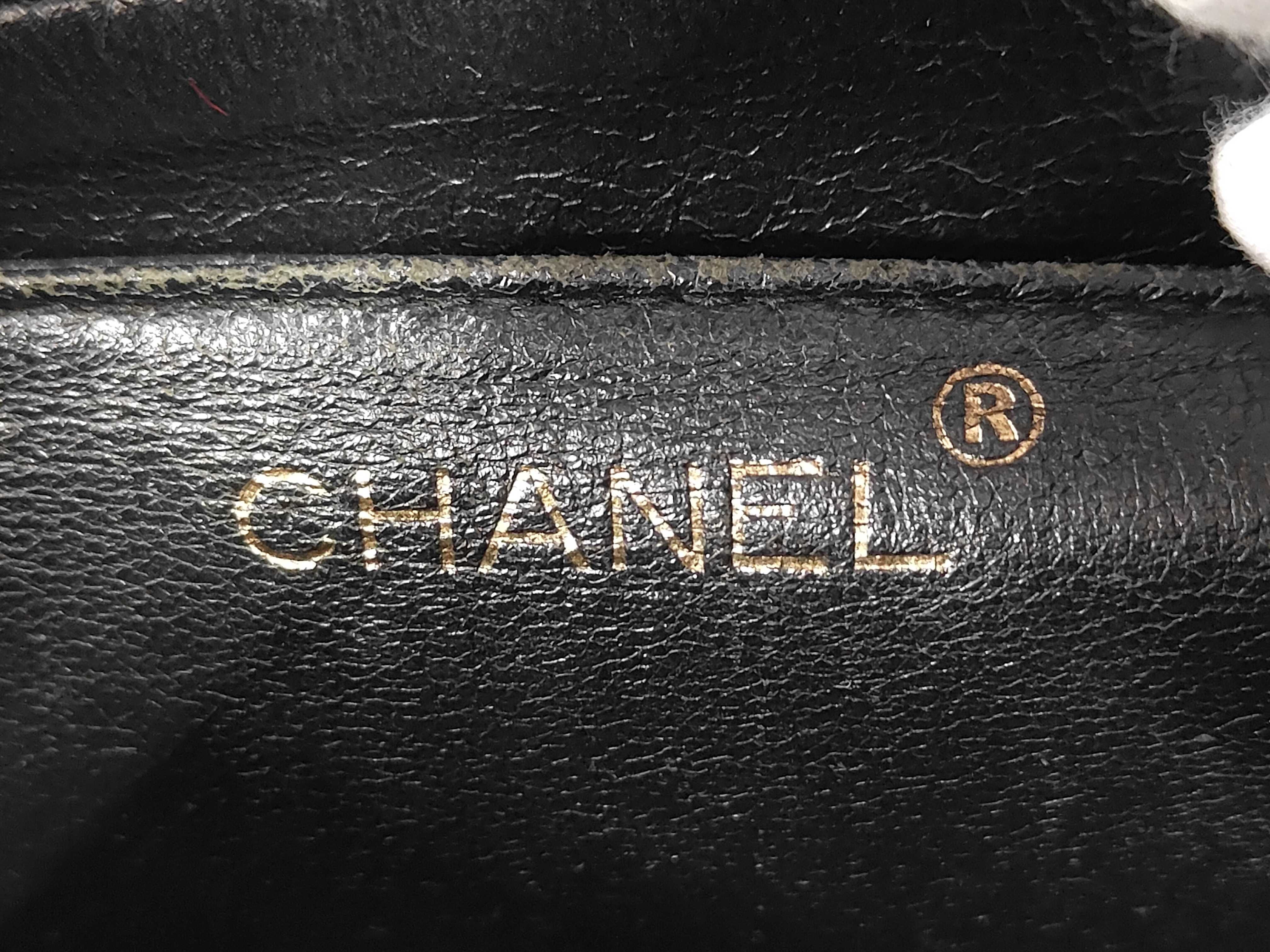 Matelassé Coco Mark Caviar Skin Handbag — view 11