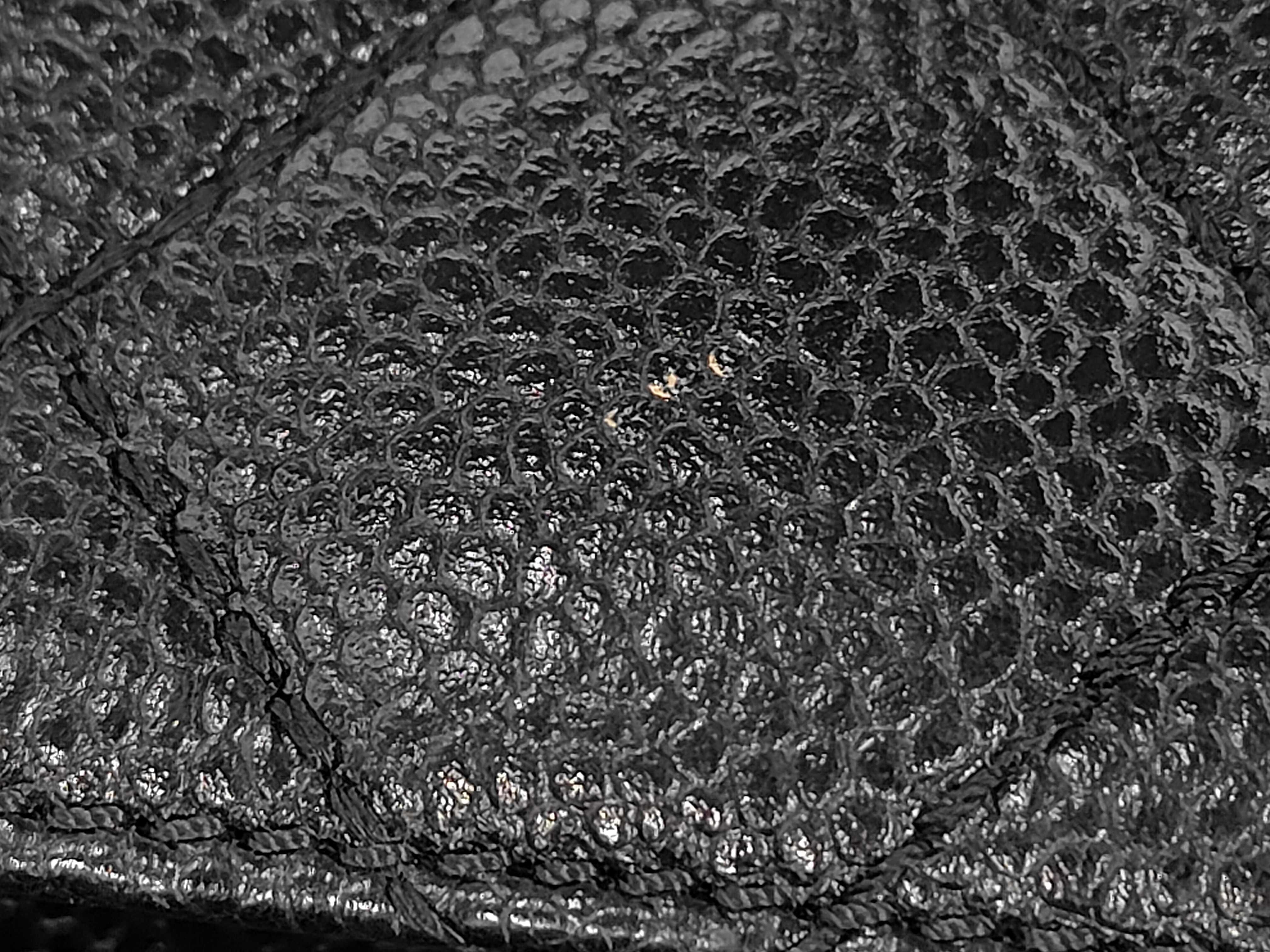 Matelassé Coco Mark Caviar Skin Handbag — view 8
