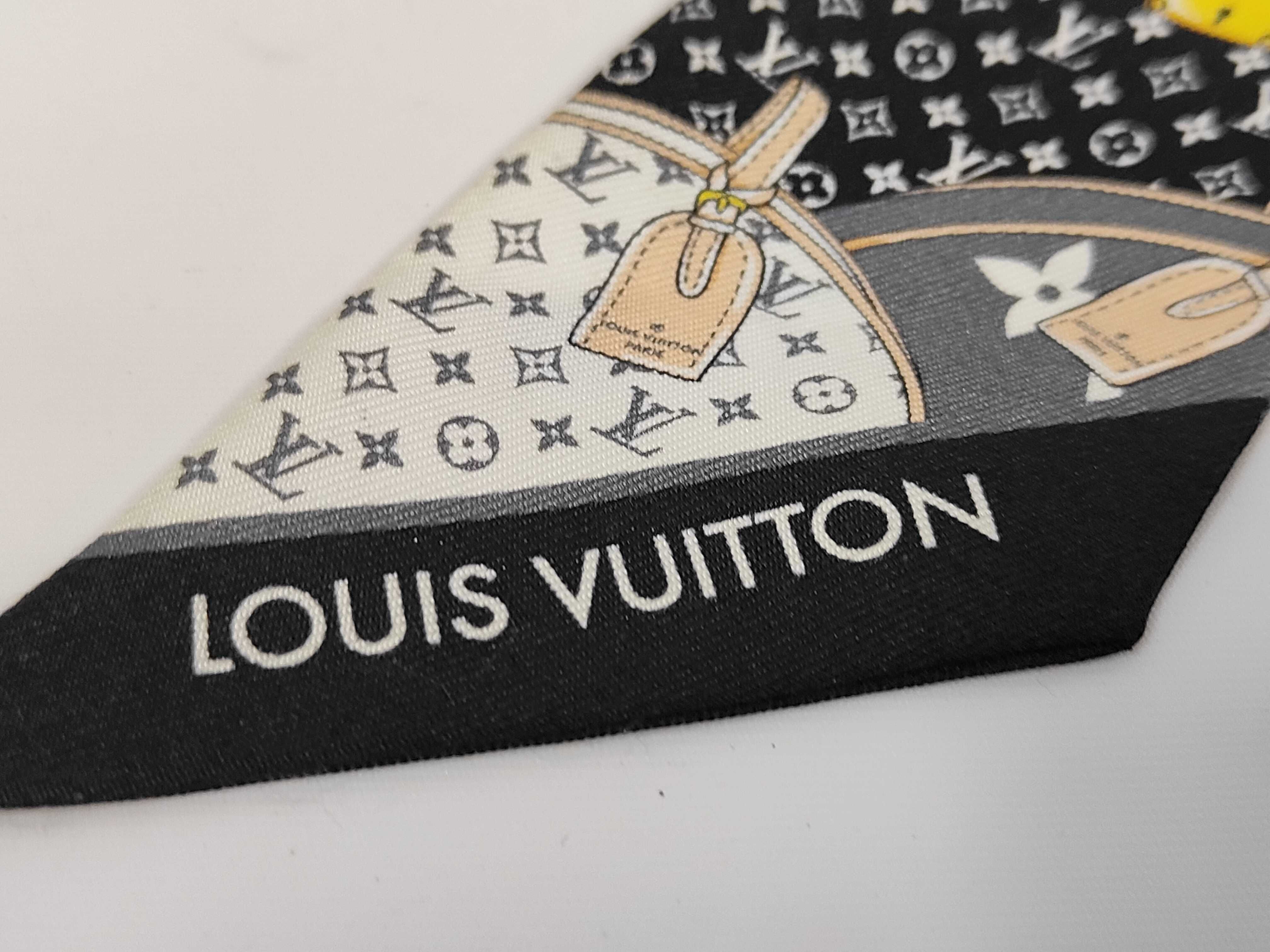 Monogram Bandeau BB Let's Go Ribbon Scarf and other accessories — view 3
