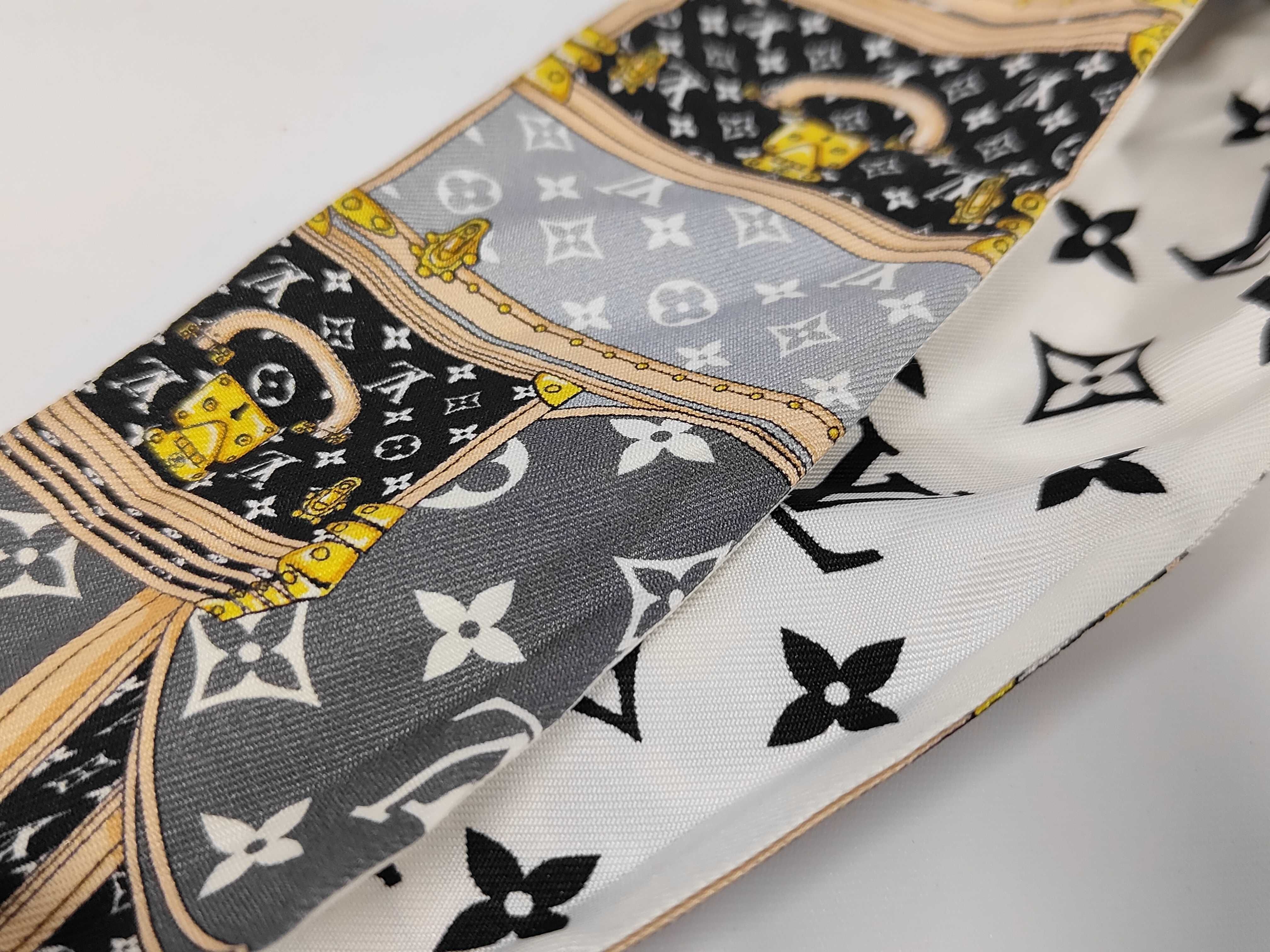 Monogram Bandeau BB Let's Go Ribbon Scarf and other accessories — view 6