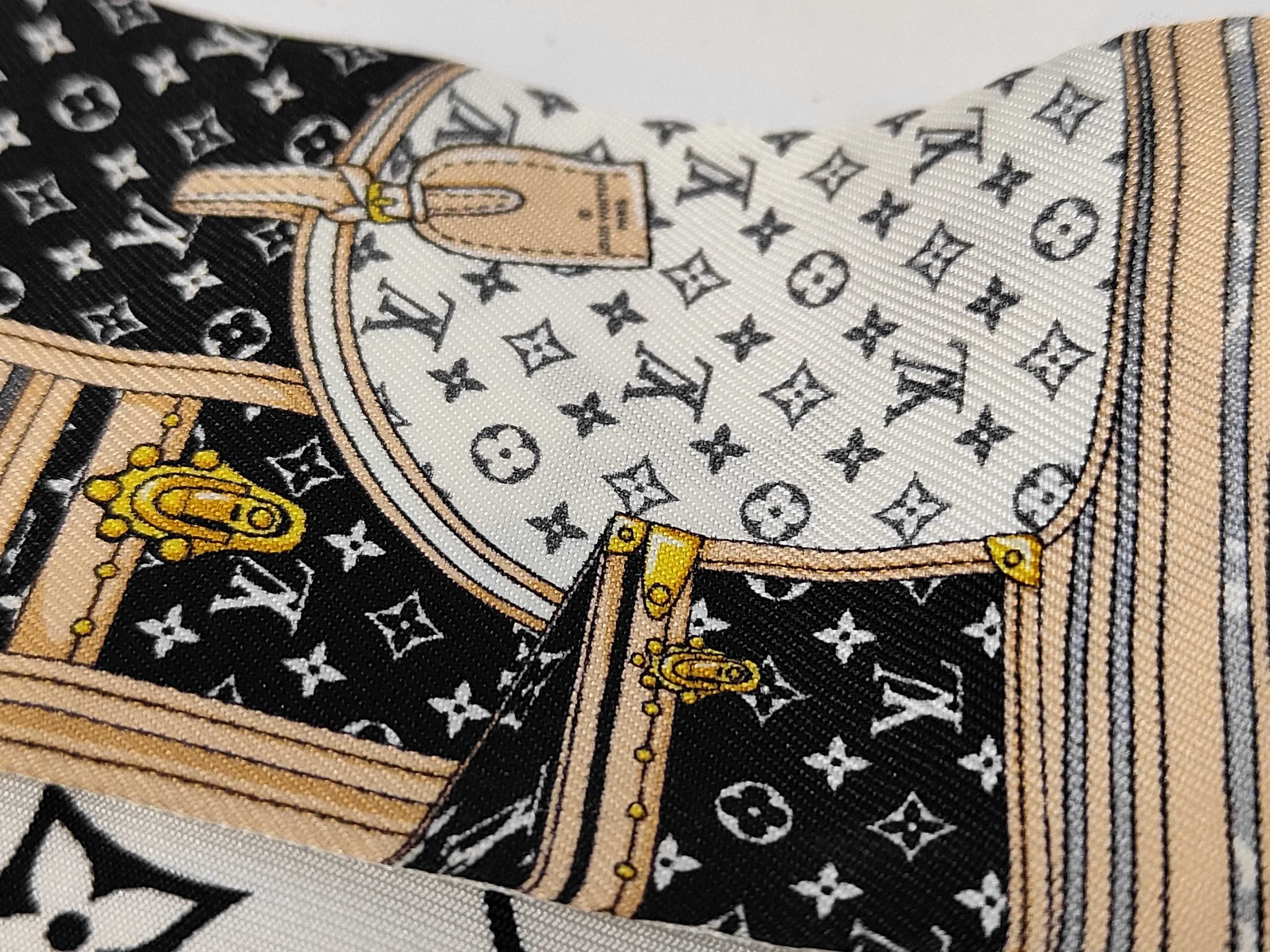 Monogram Bandeau BB Let's Go Ribbon Scarf and other accessories — view 8