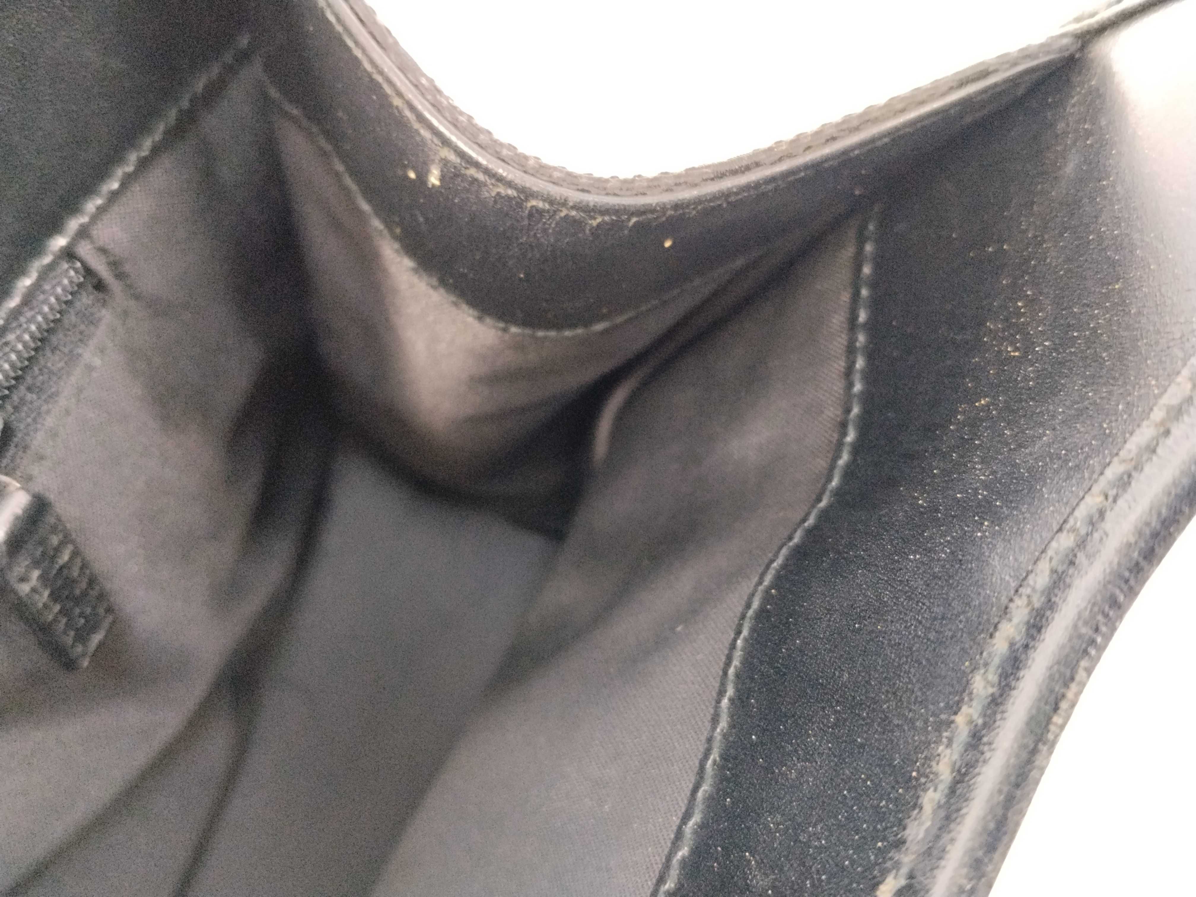 Jackie Canvas x Leather Handbag, Black — view 11