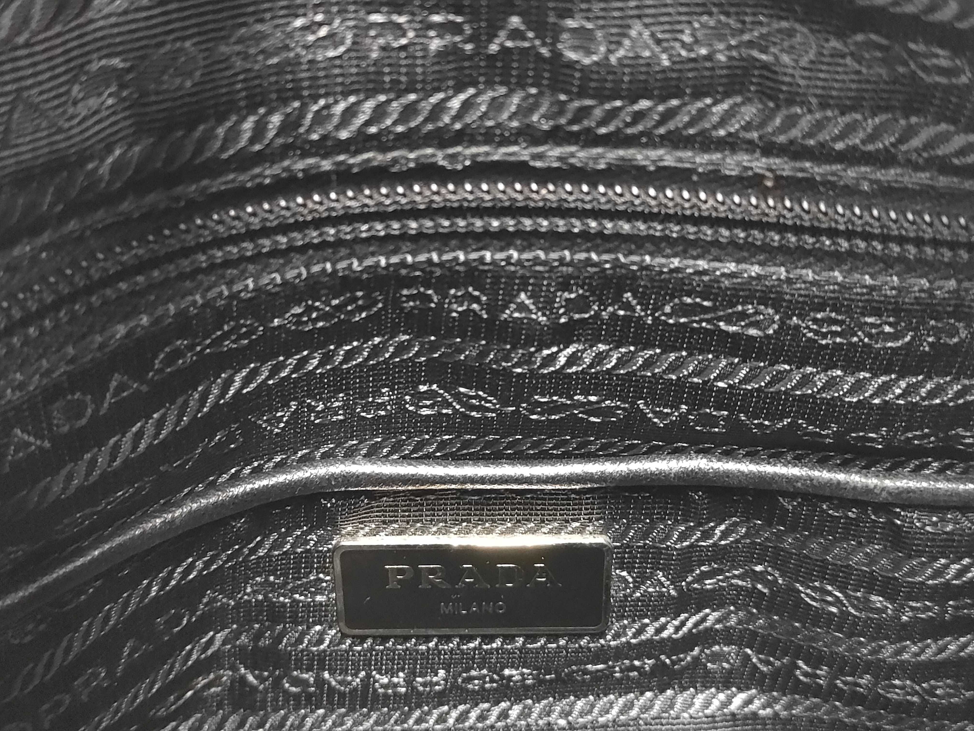 Saffiano Leather x Nylon Shoulder Bag — view 11