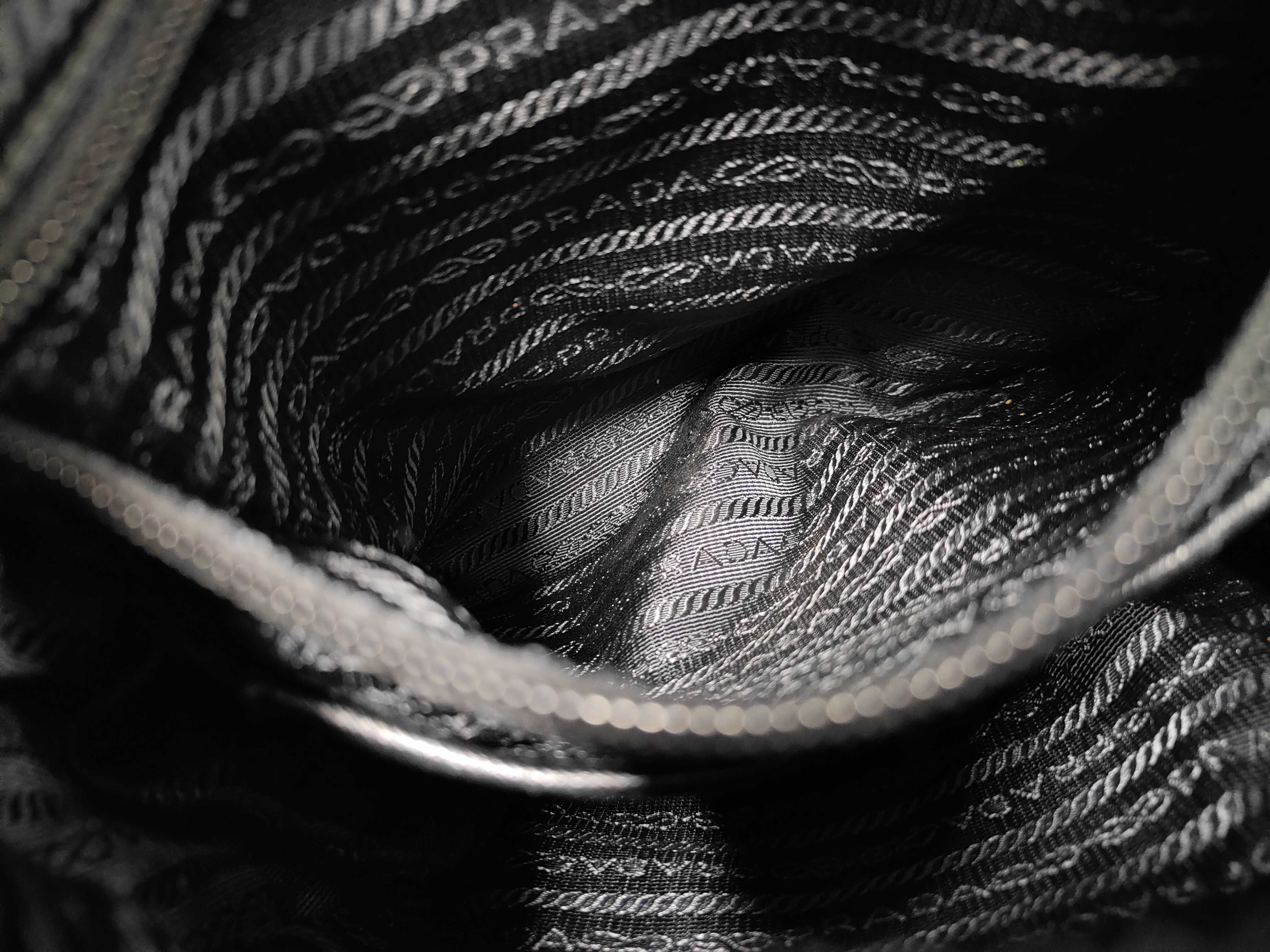 Saffiano Leather x Nylon Shoulder Bag — view 10