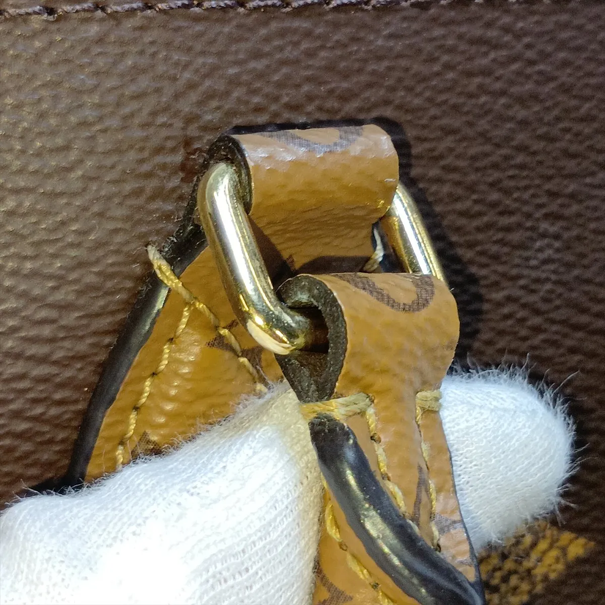 Giant Monogram Reverse OnTheGo MM M45321 TJ0290 Brown (RFID detected) — view 12