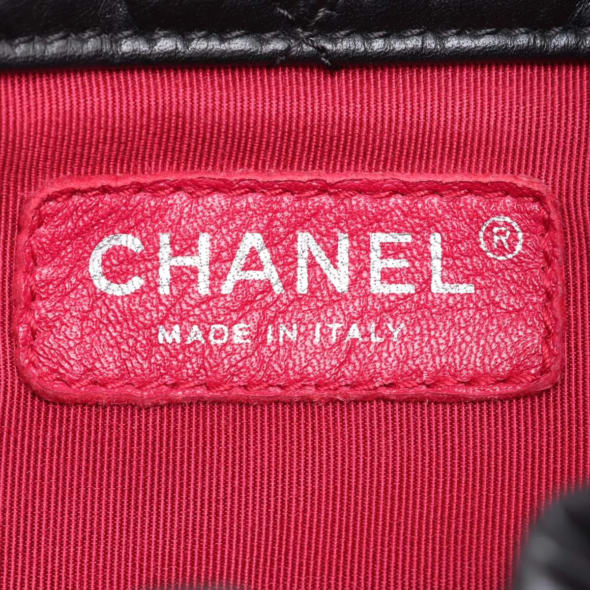 Gabrielle de Chanel Vintage Calfskin Chain Backpack, Black with Gold and Silver Hardware, 26609693, Serial Number 26 — view 8