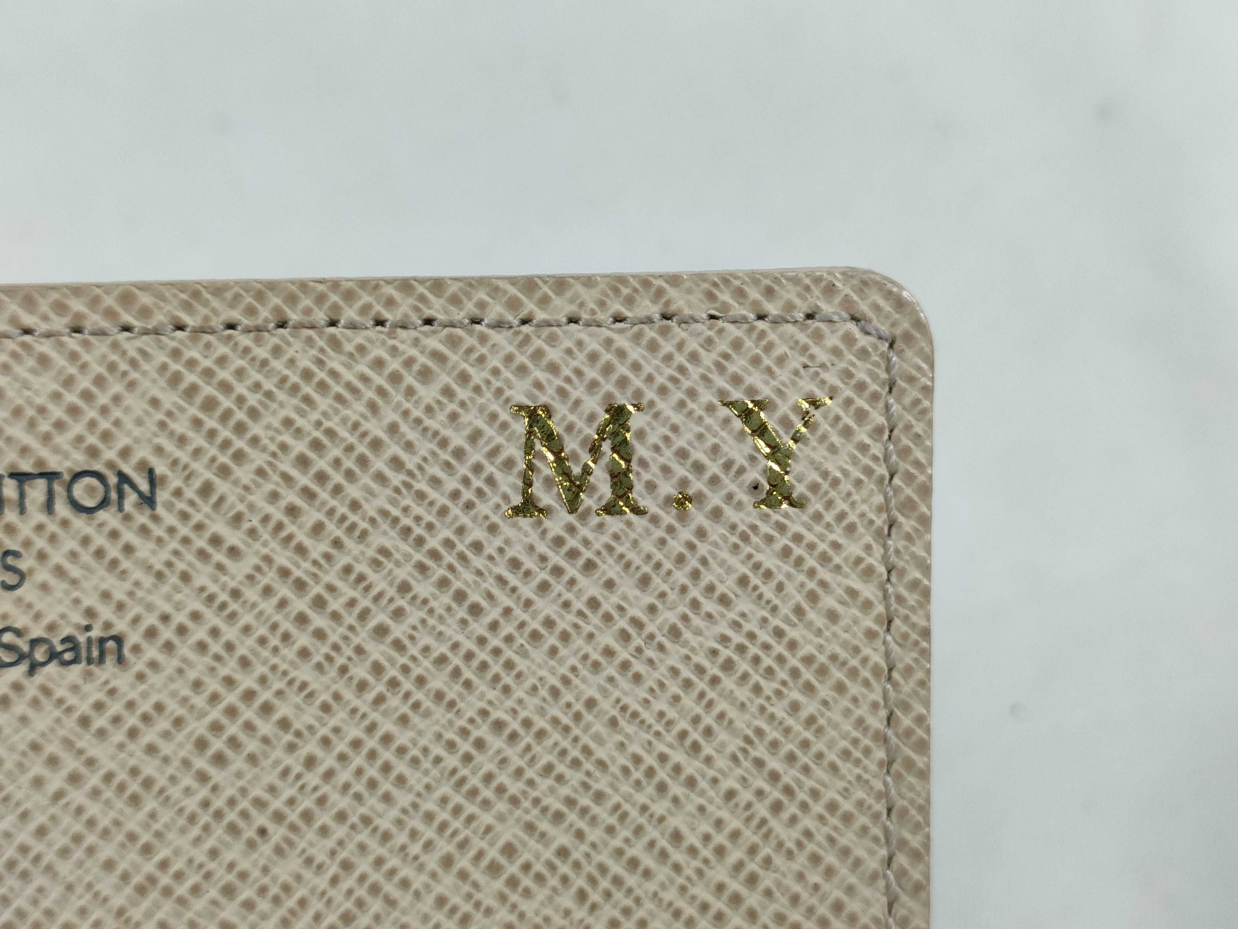 Damier Azur Card Case with Initials - Card Case, Pass Case, Business Card Holder — view 10