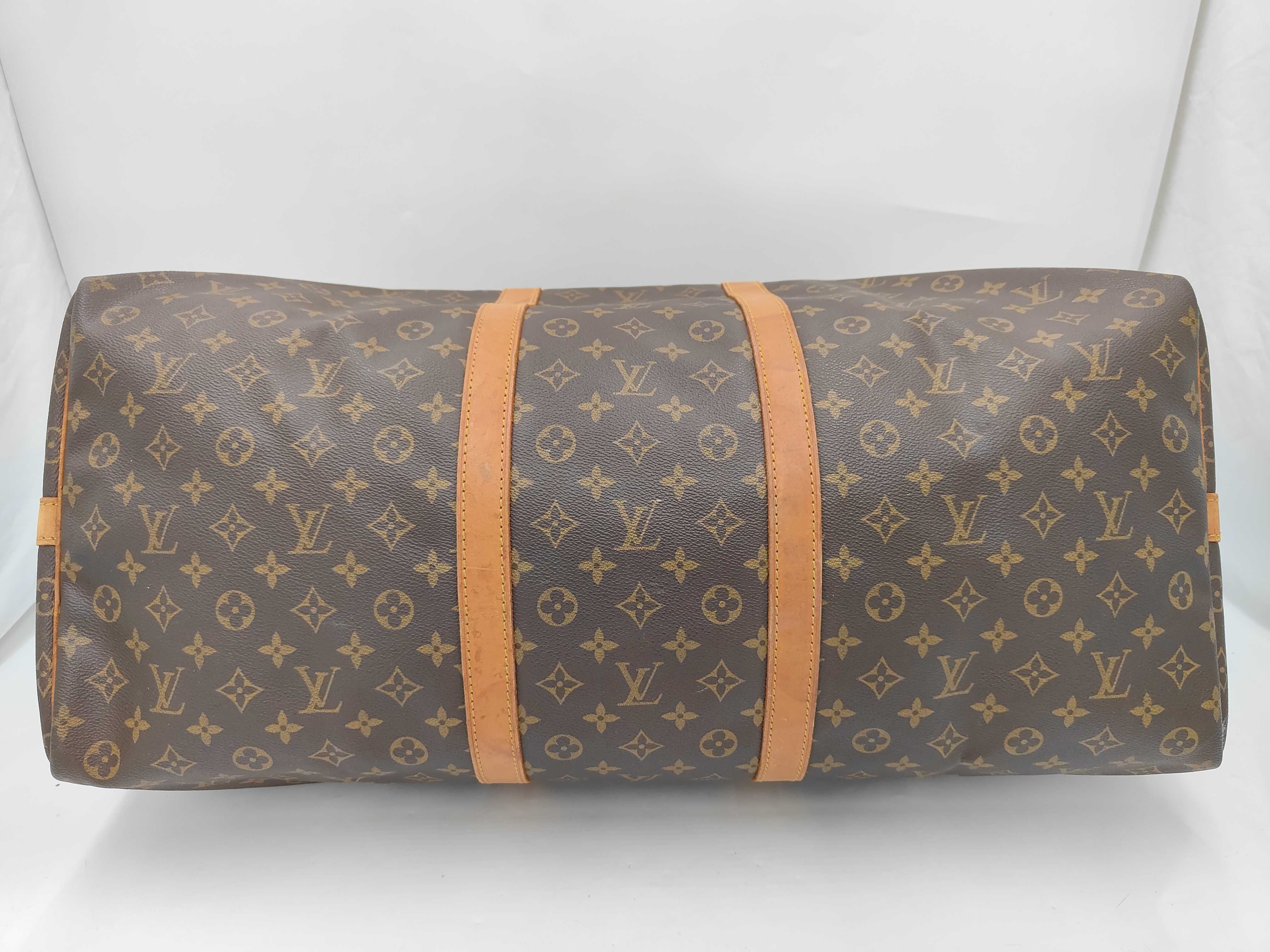 Monogram Keepall Bandeau 60 Boston Bag (Strap not included) — view 7