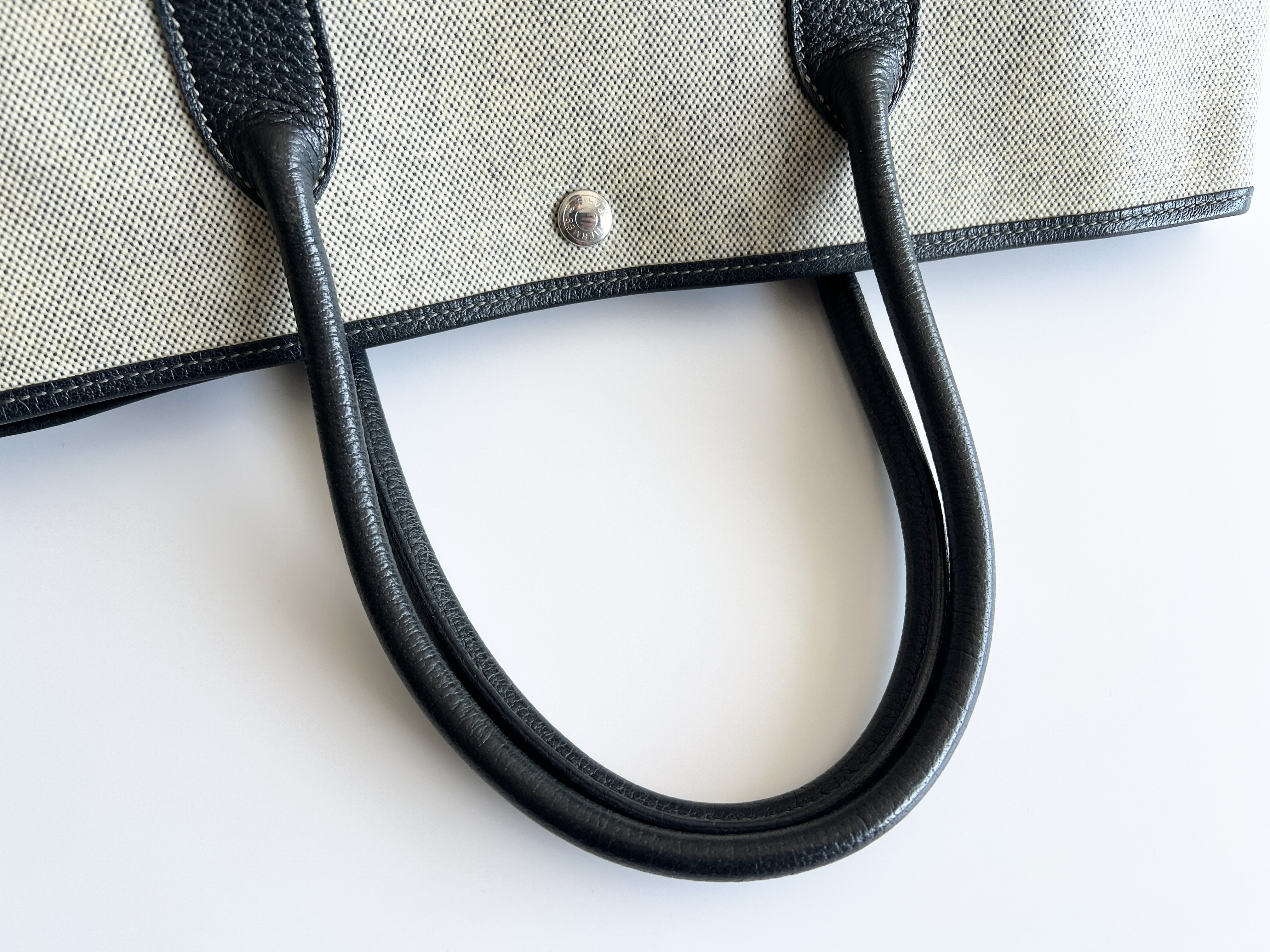 Garden Party PM Canvas Leather Tote Bag Handbag Tote Bag — view 3