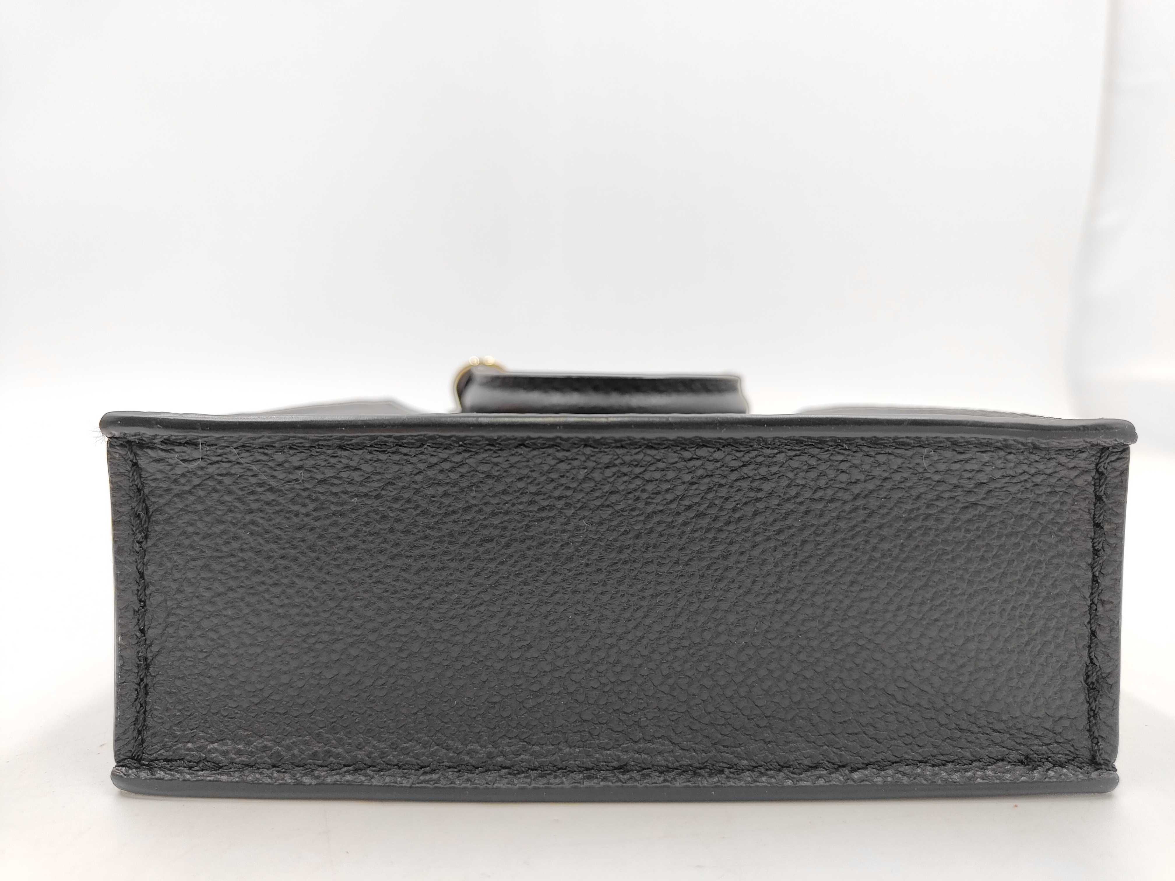 M80478 Petite Sac Plat Calf Black Gold Monogram Empreinte IC Chip Bag — view 8