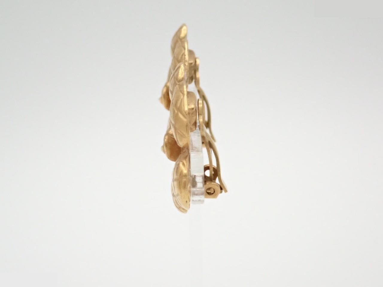 Earrings, Coco Mark, Gold, 98A — view 3
