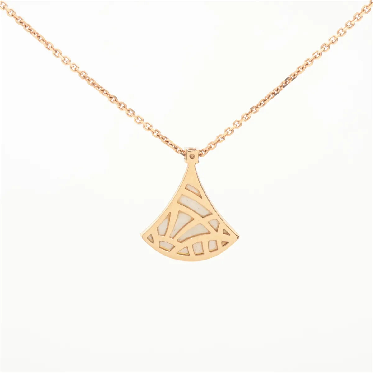 Diva's Dream Shell Diamond Necklace 750 (PG) 4.9g NMZKCC — view 2