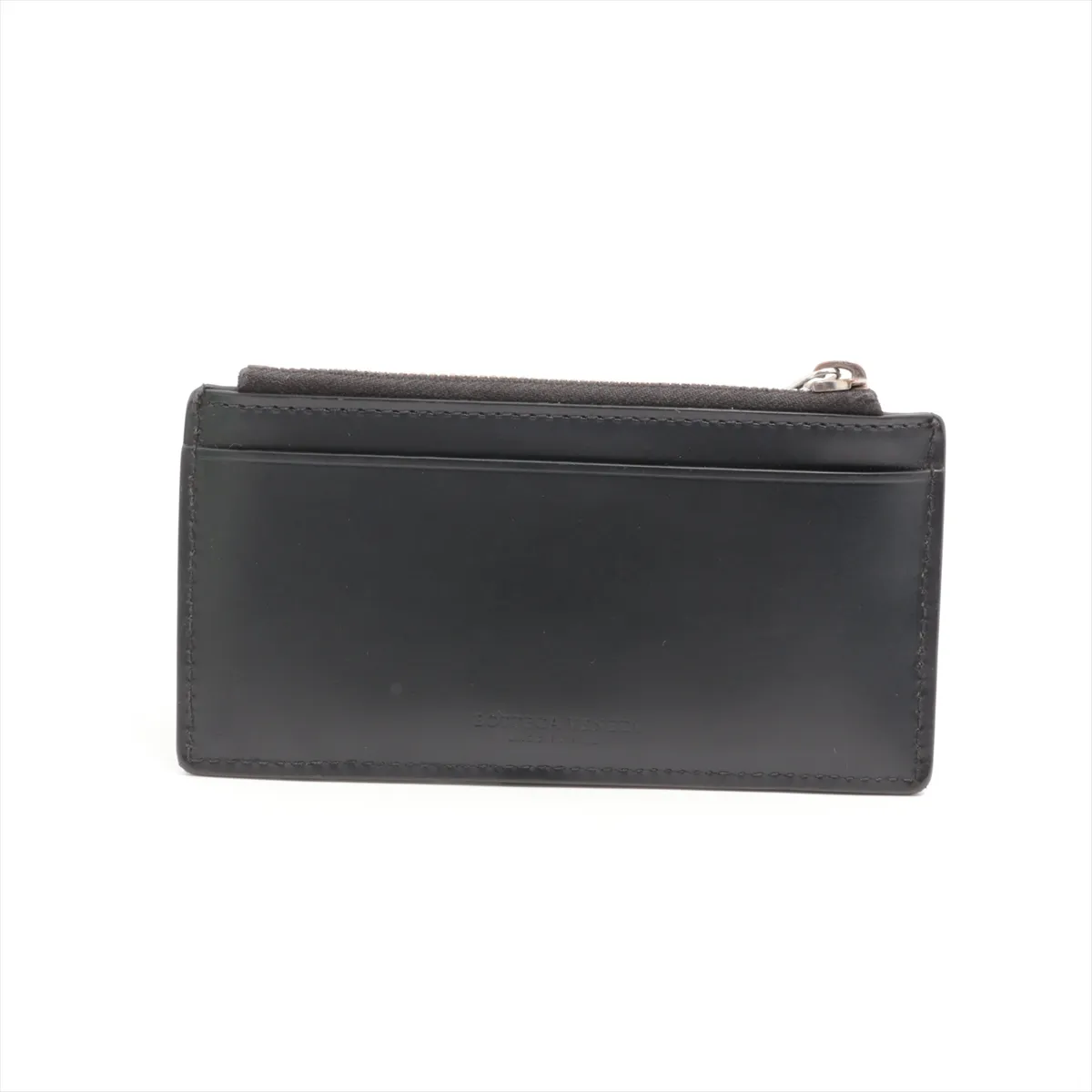 Intrecciato Leather Fragment Case Black — view 2