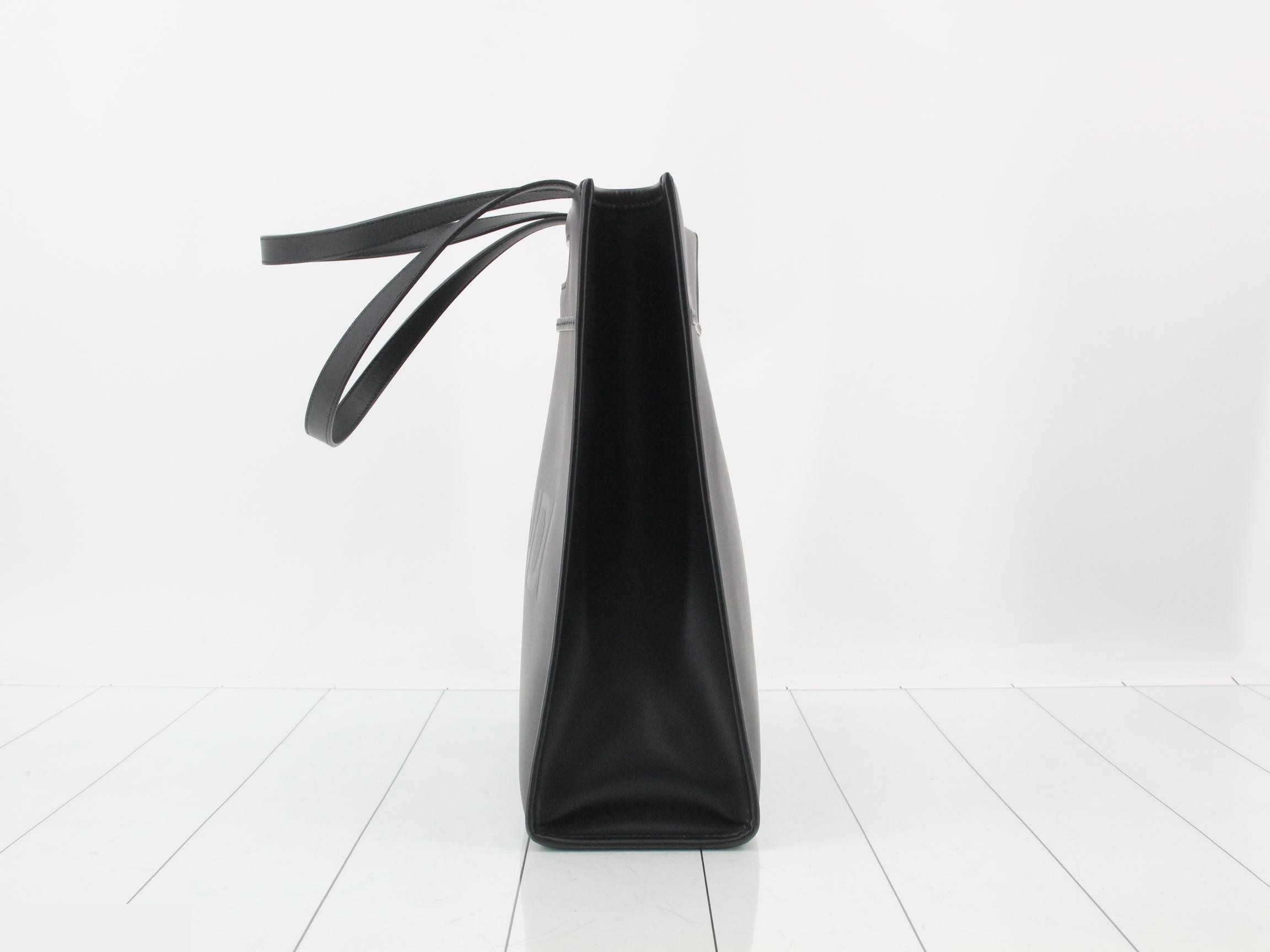 Leather tote bag — view 3