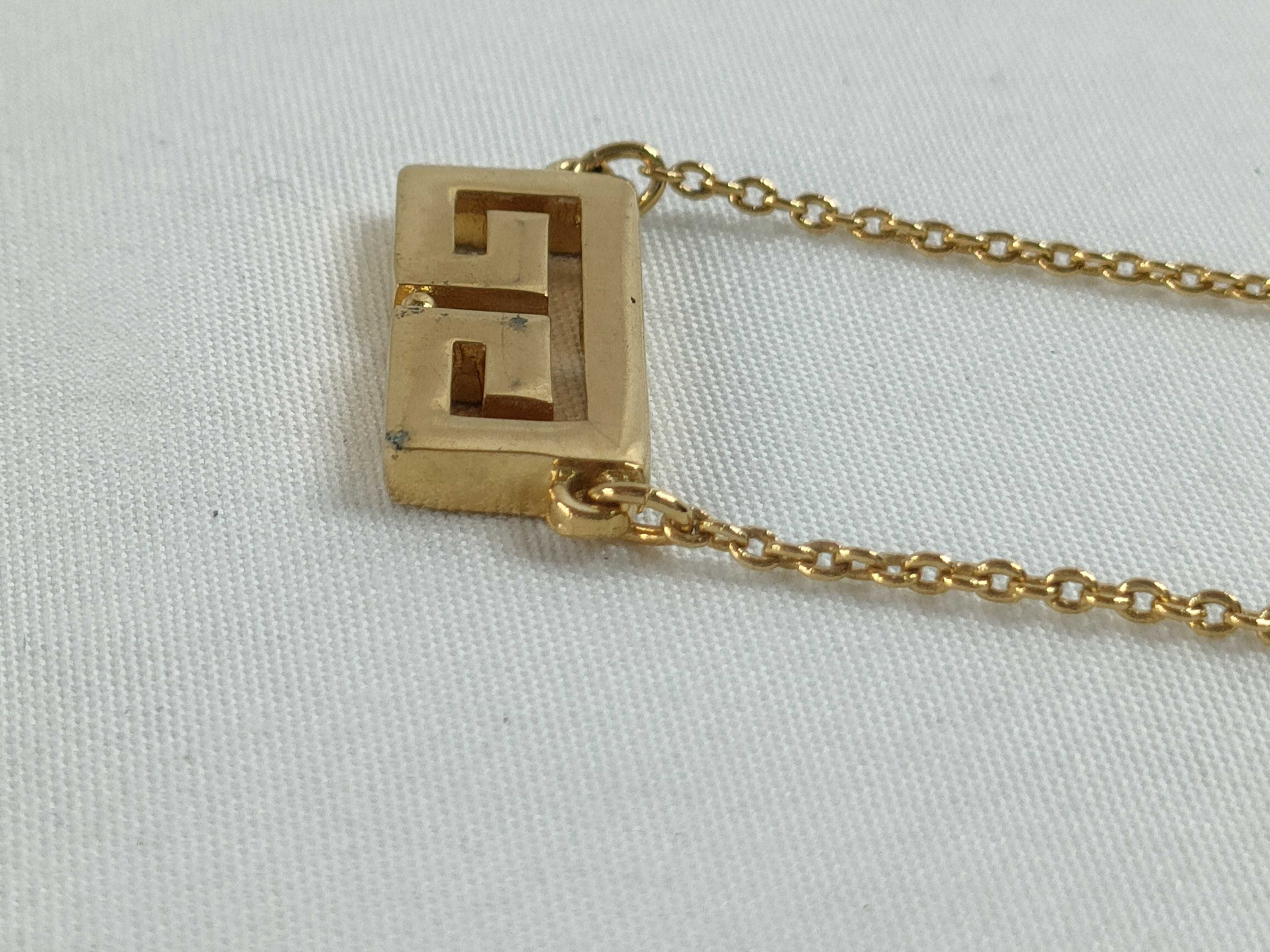 G Logo Gold Necklace — view 4