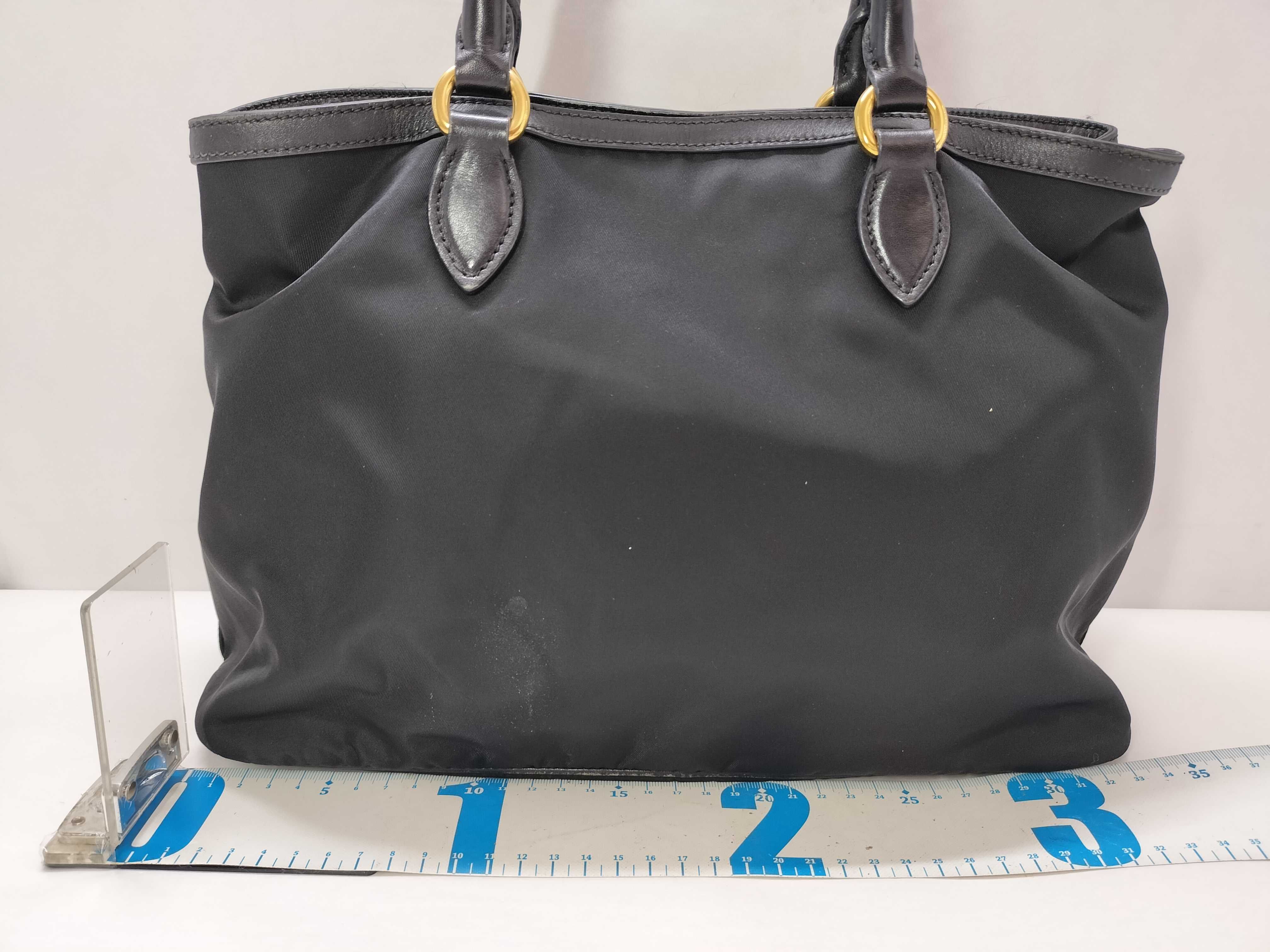 nylon tote bag, current model, nylon handbag. — view 2