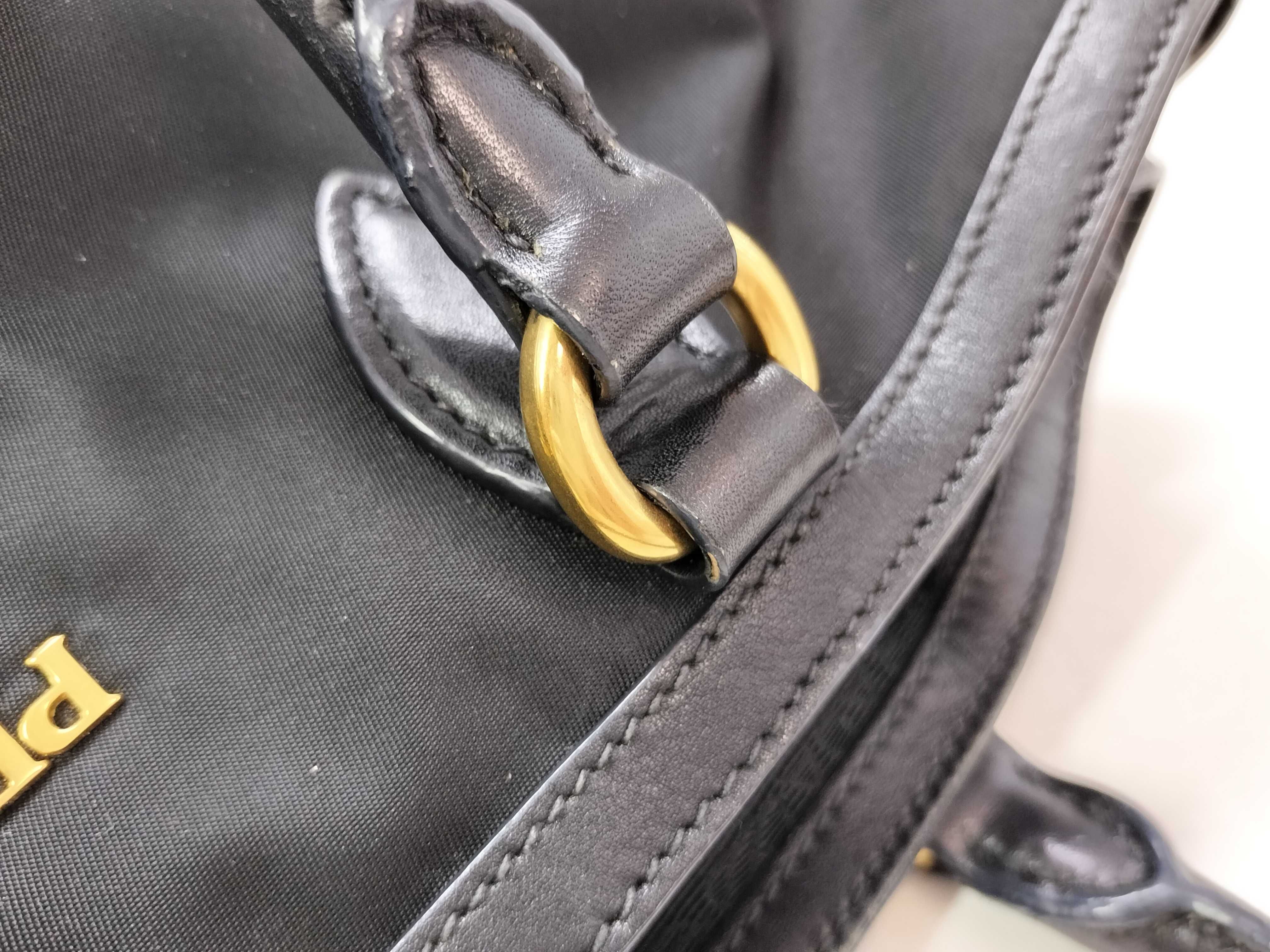nylon tote bag, current model, nylon handbag. — view 5