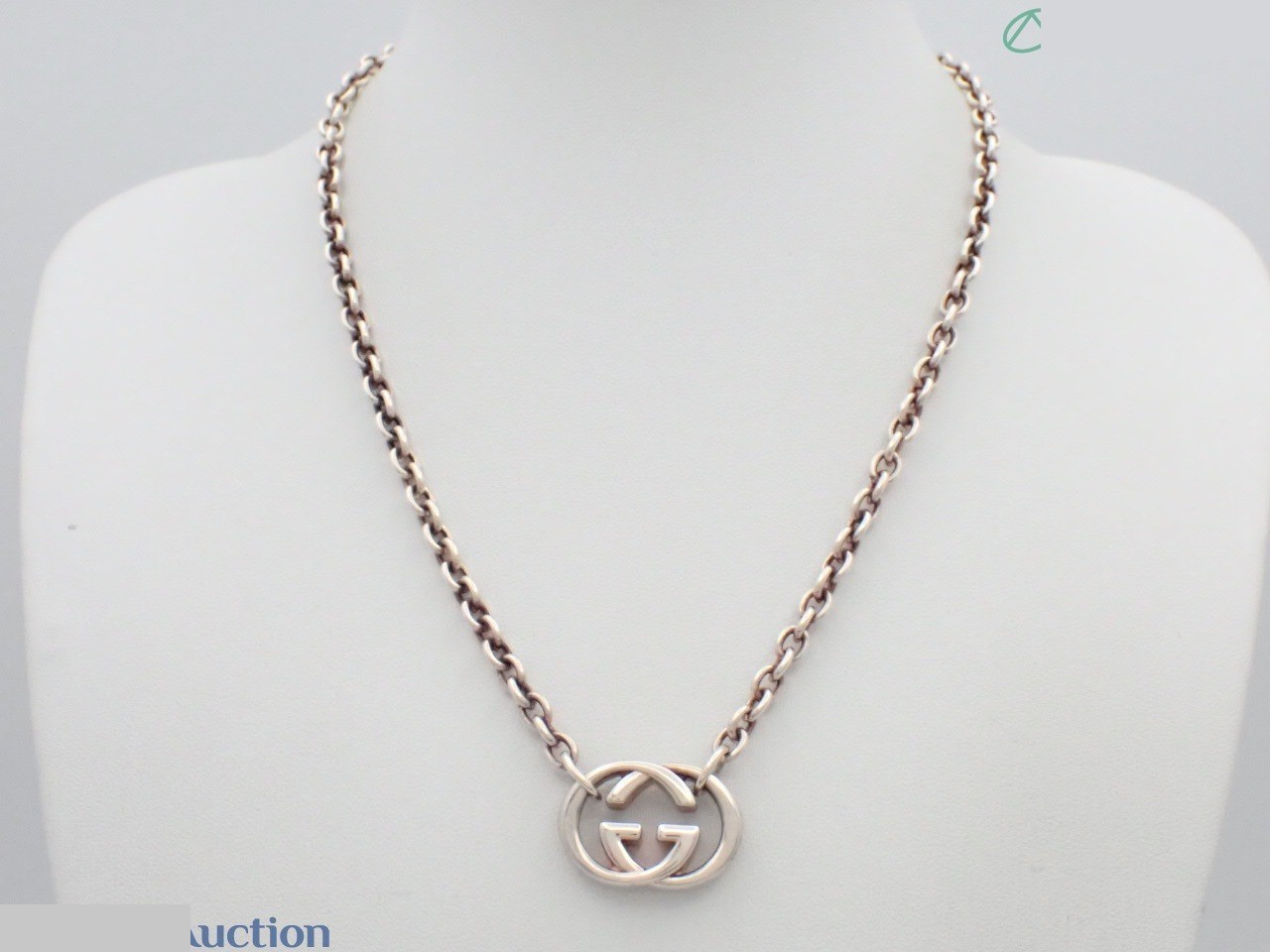 Interlocking G Necklace, 925 sterling silver, 27.9g, neck circumference approx. 45cm — view 3