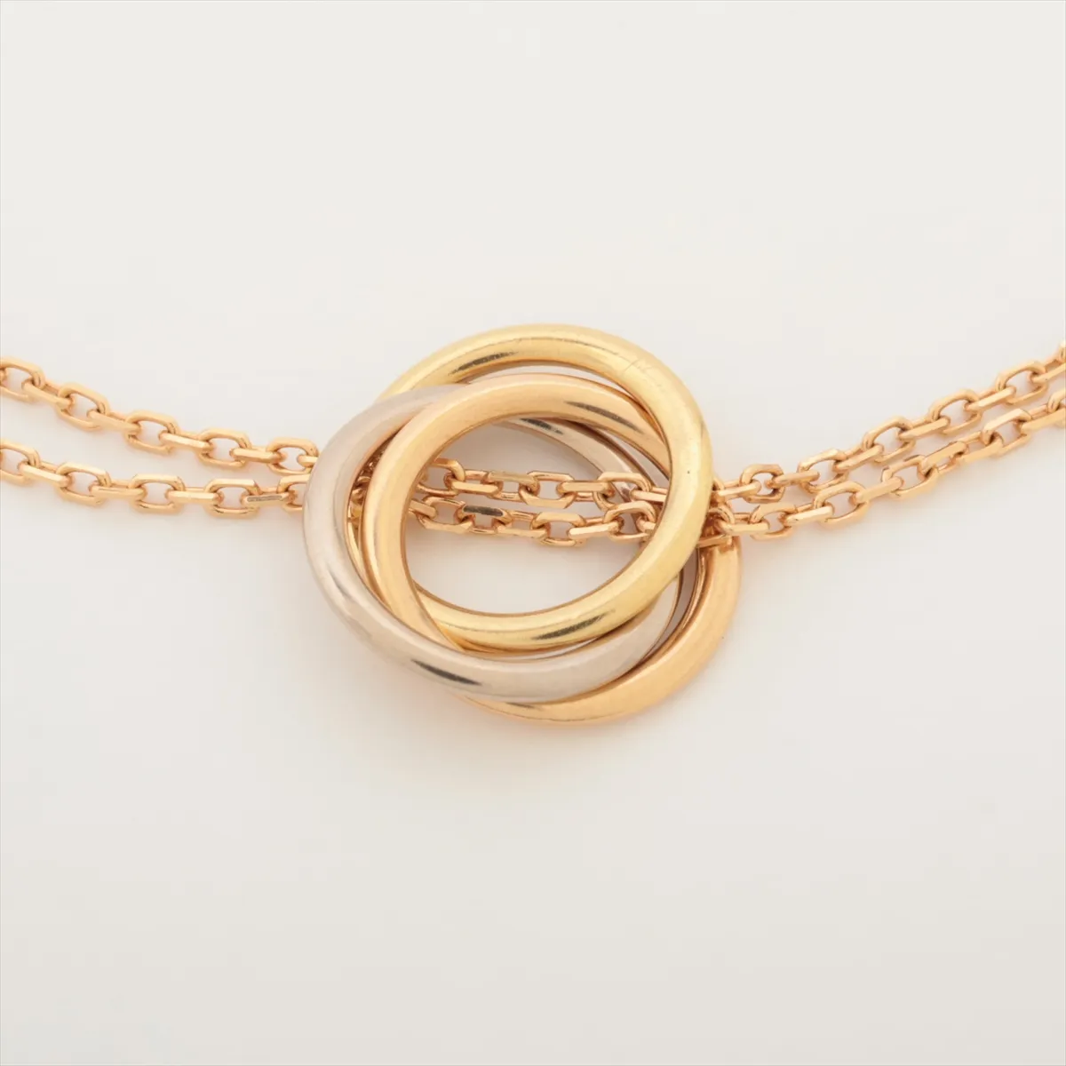 Sweet Trinity Bracelet 750 (Yellow Gold x Pink Gold x White Gold) 2.2g EQU798 — view 2