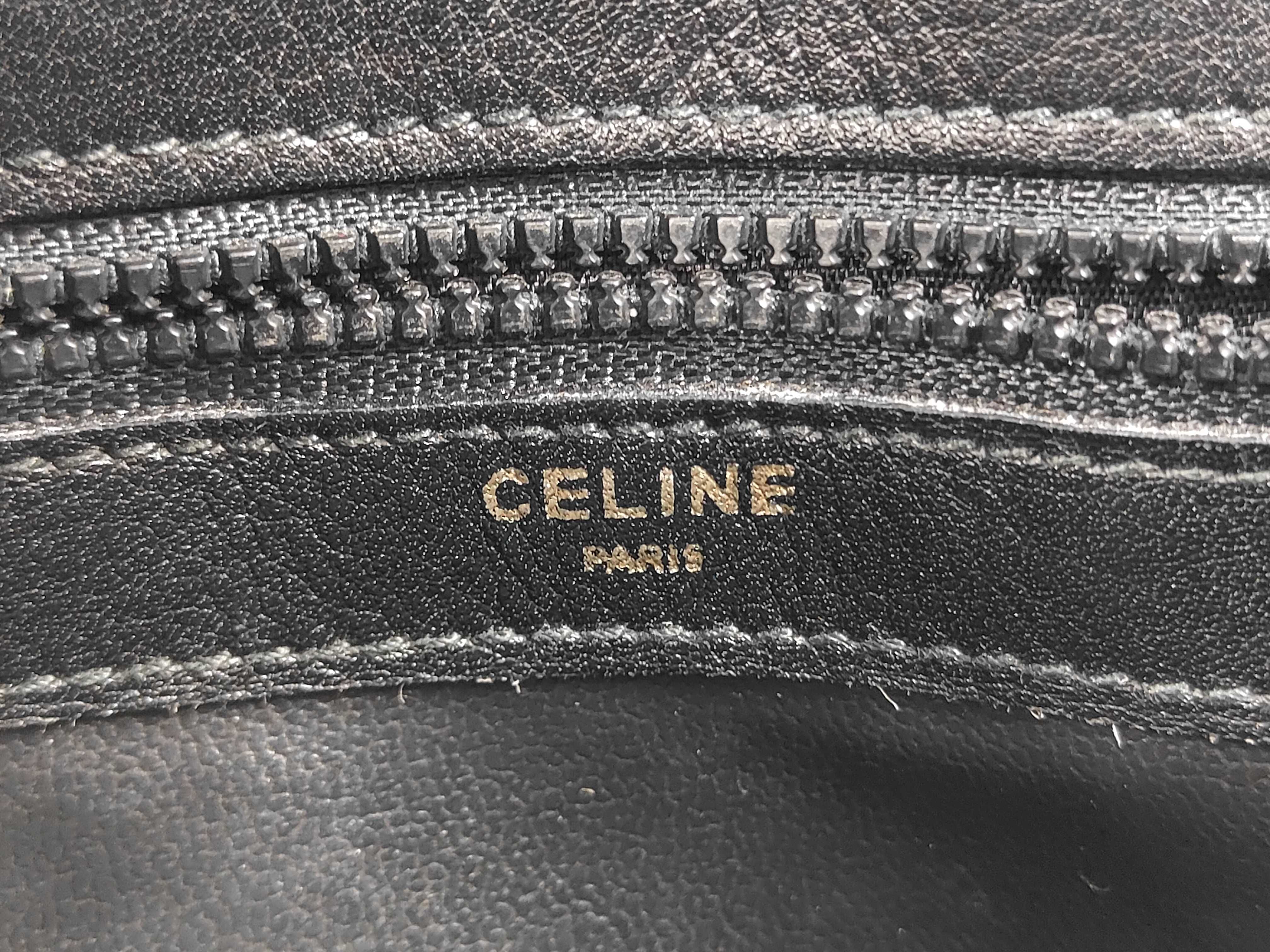 Shoulder Bag, Leather, Black, with Hardware — view 11