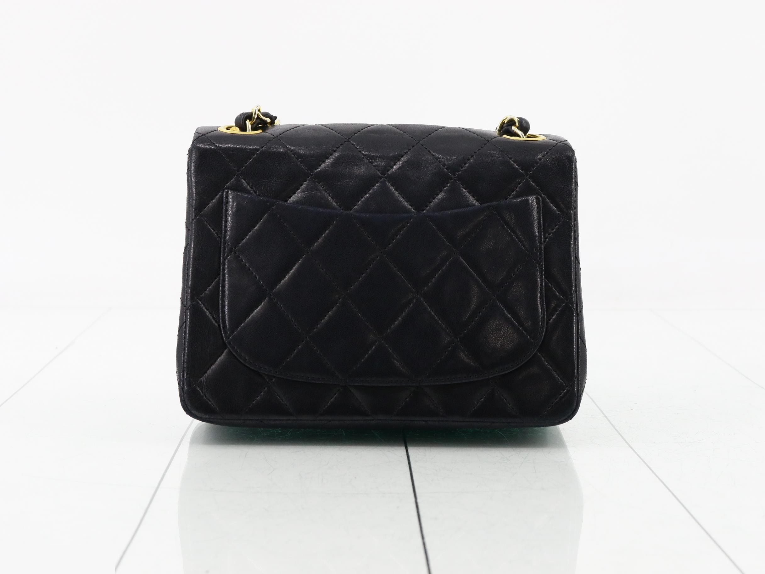 Mini Matelassé Lambskin Chain Shoulder Bag — view 2