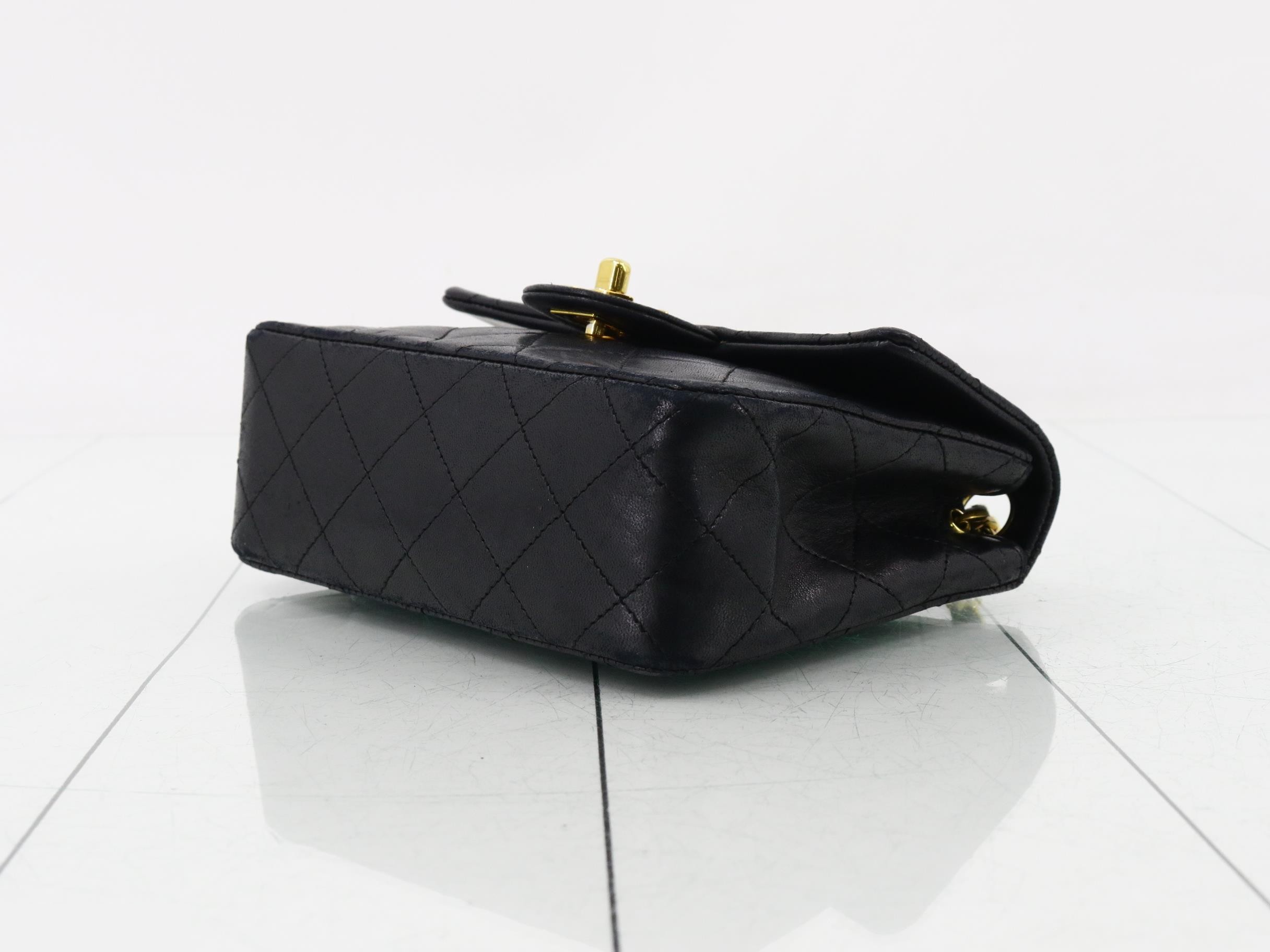 Mini Matelassé Lambskin Chain Shoulder Bag — view 6