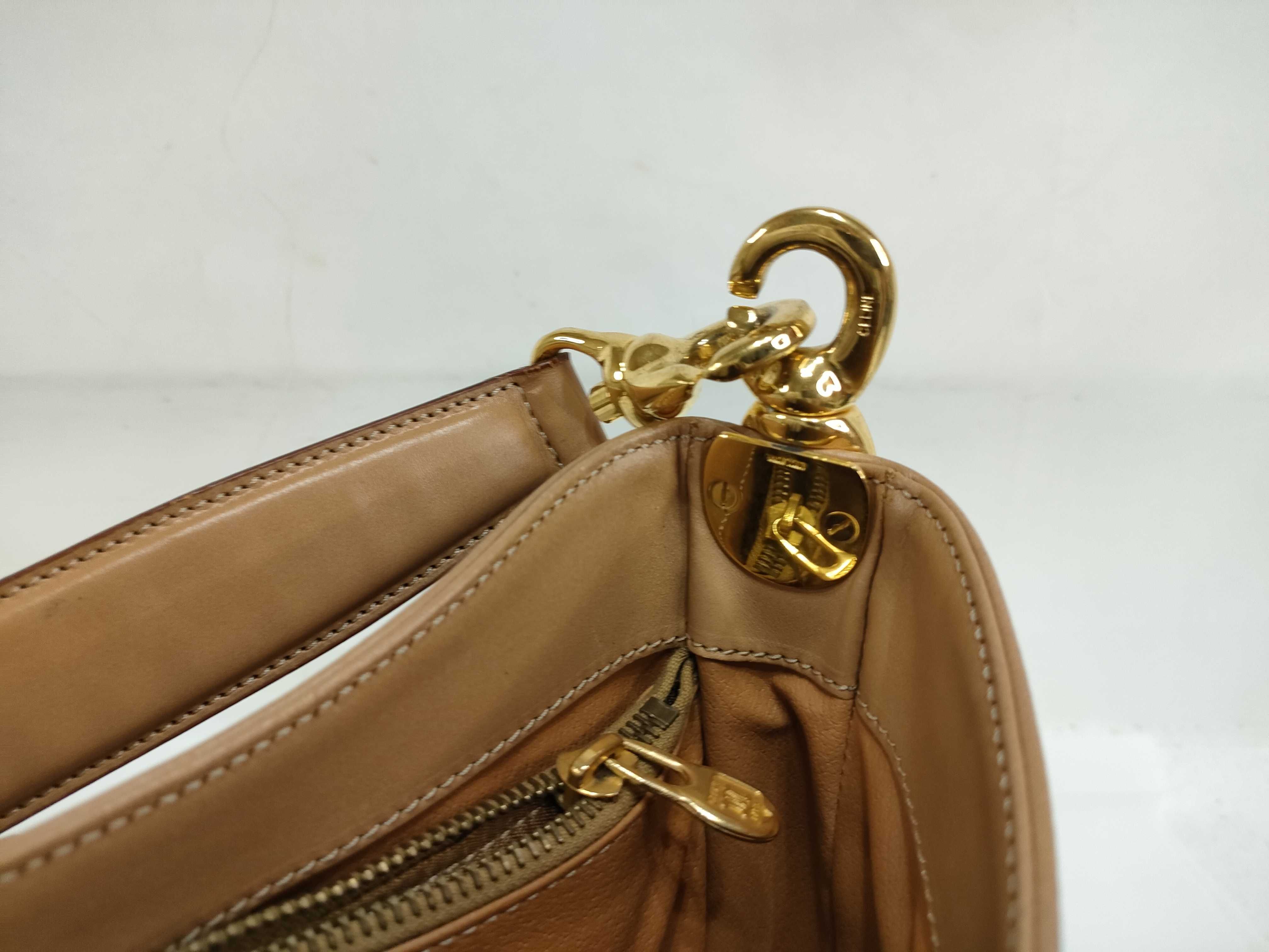 Macadam pattern circle one-shoulder bag with gold hardware — view 13