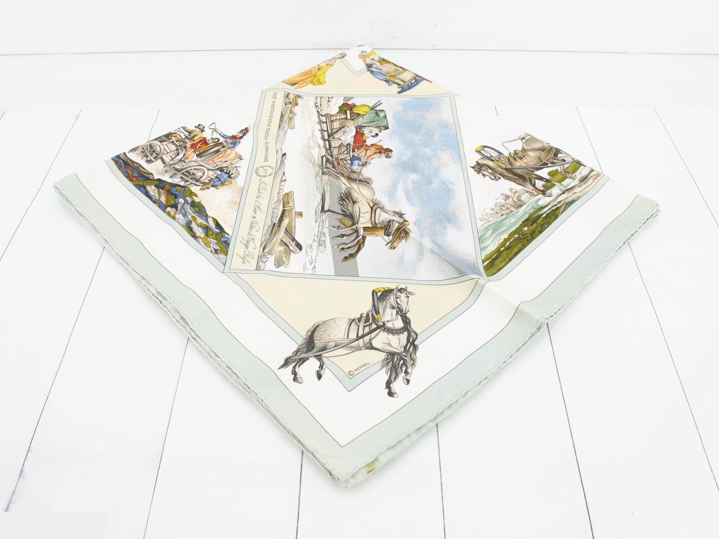 Carre 90, Russia Travel, Silk Scarf — view 2